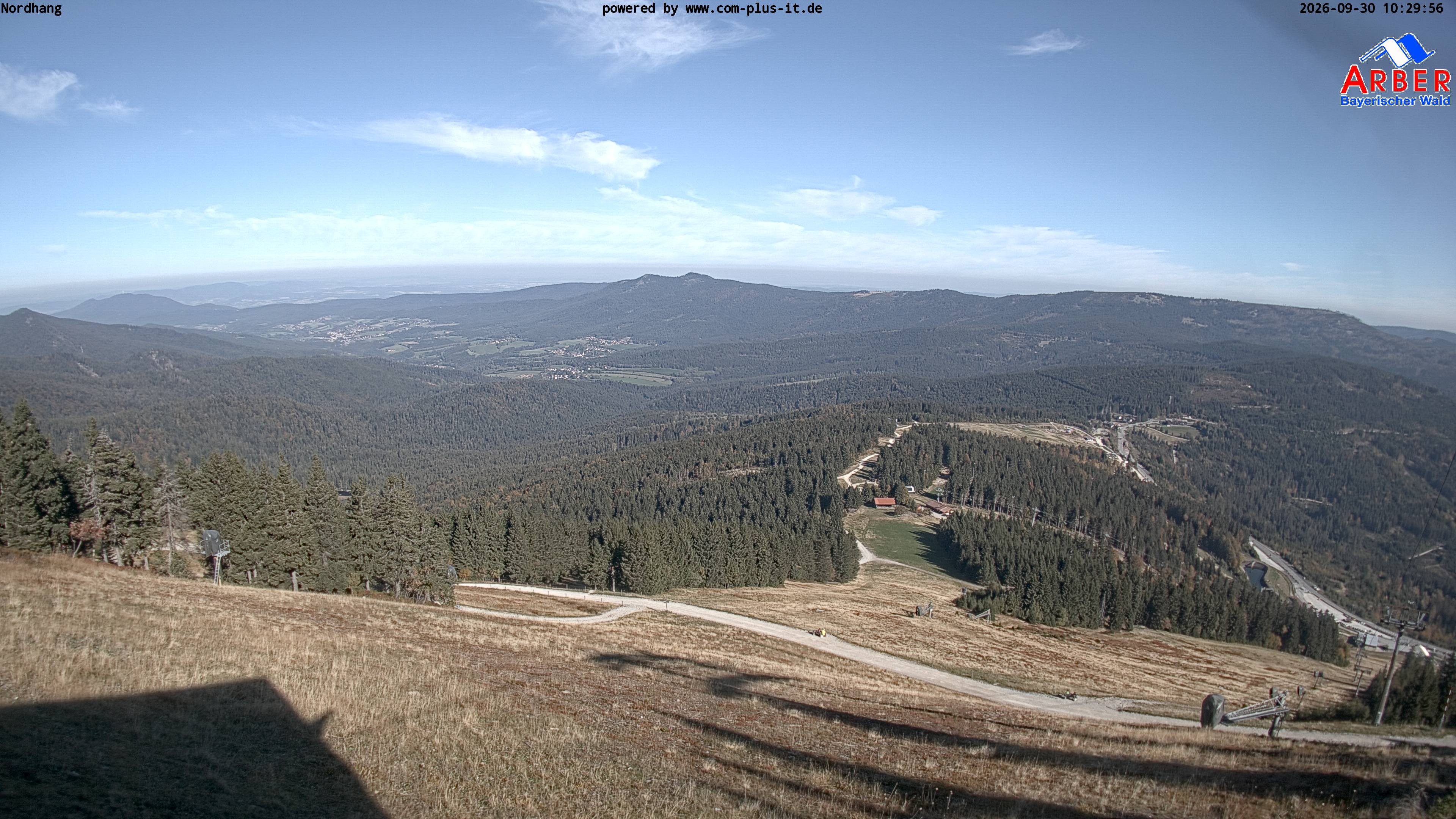 Archiv Foto Webcam Großer Arber Blick nach Nordwesten