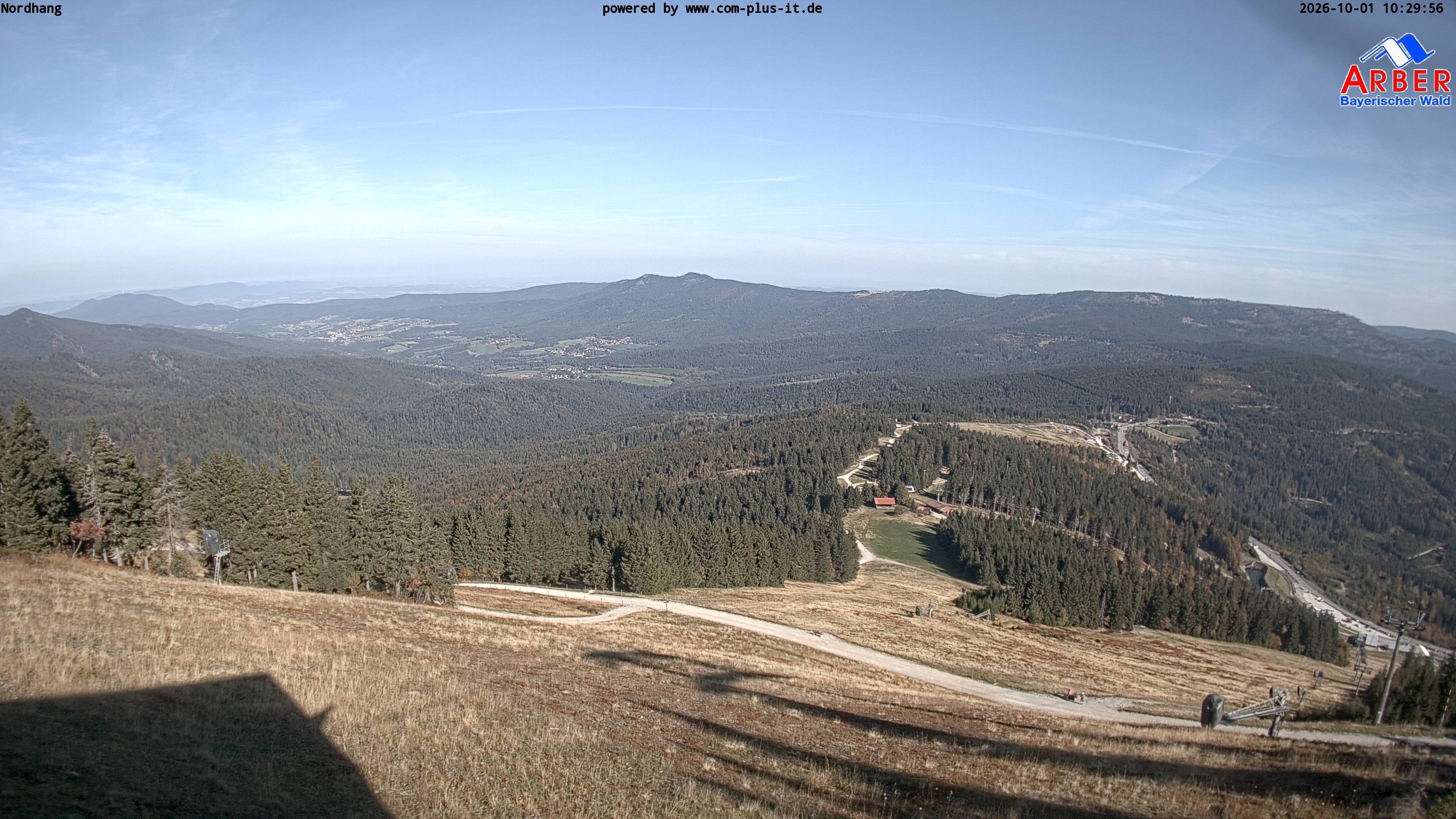 Archiv Foto Webcam Großer Arber Blick nach Nordwesten