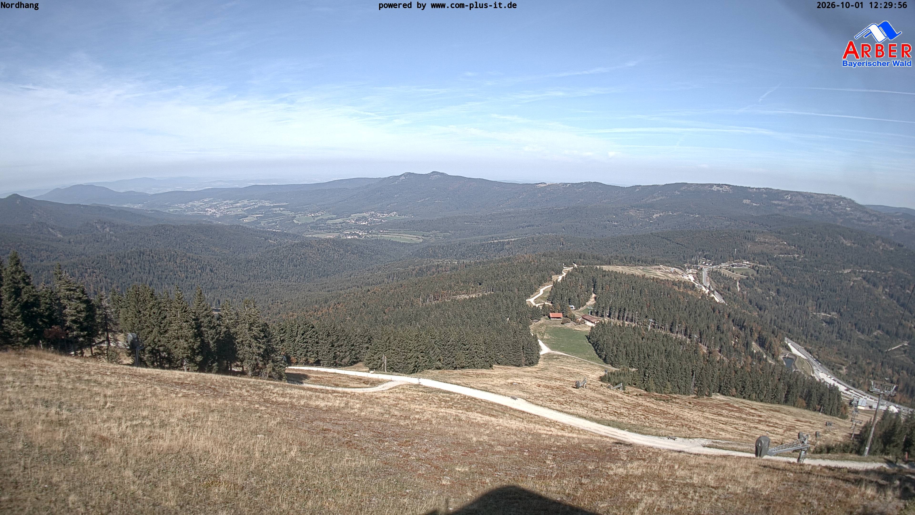 Archived image Webcam View from the Großer Arber