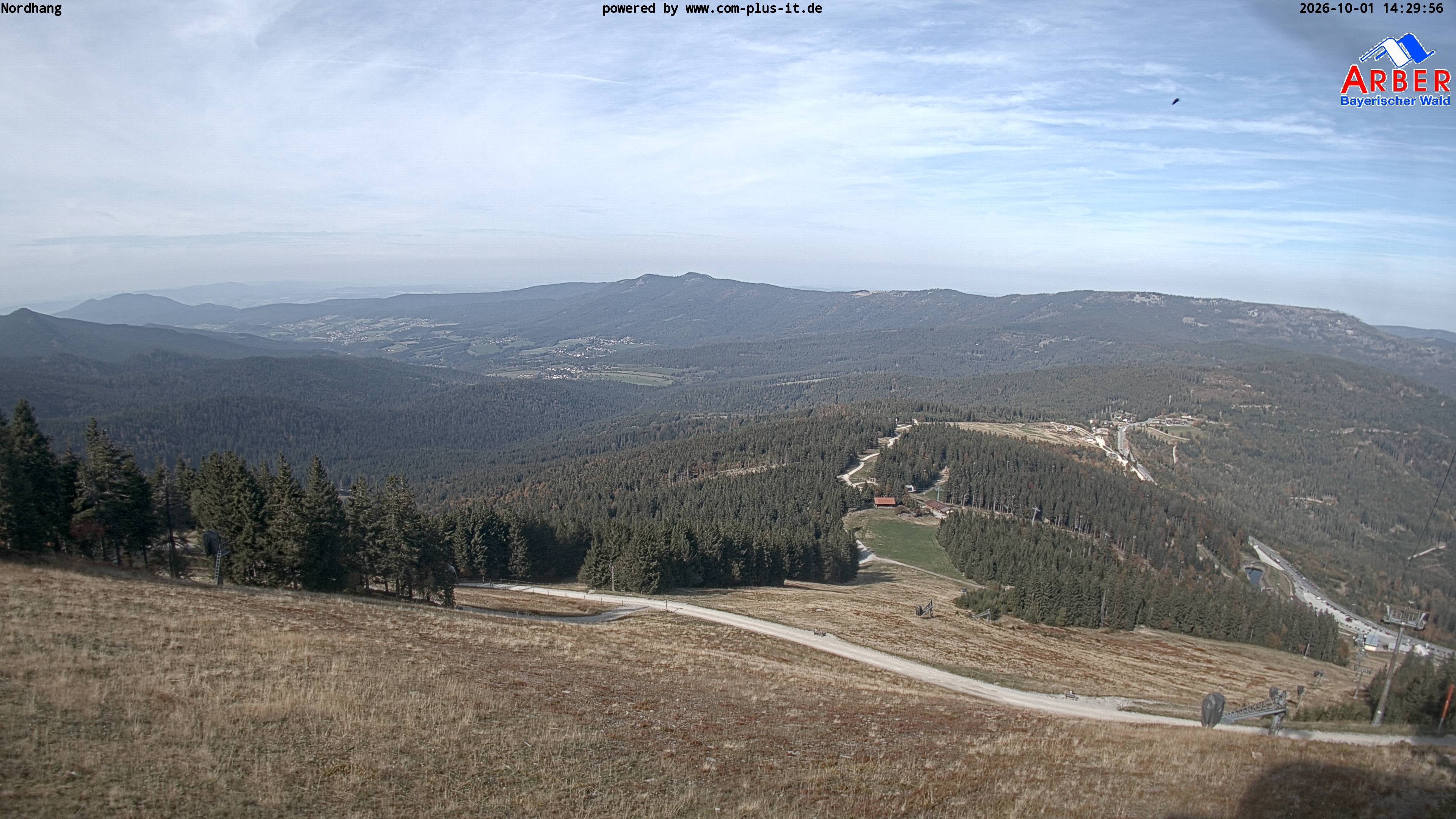 Archived image Webcam View from the Großer Arber