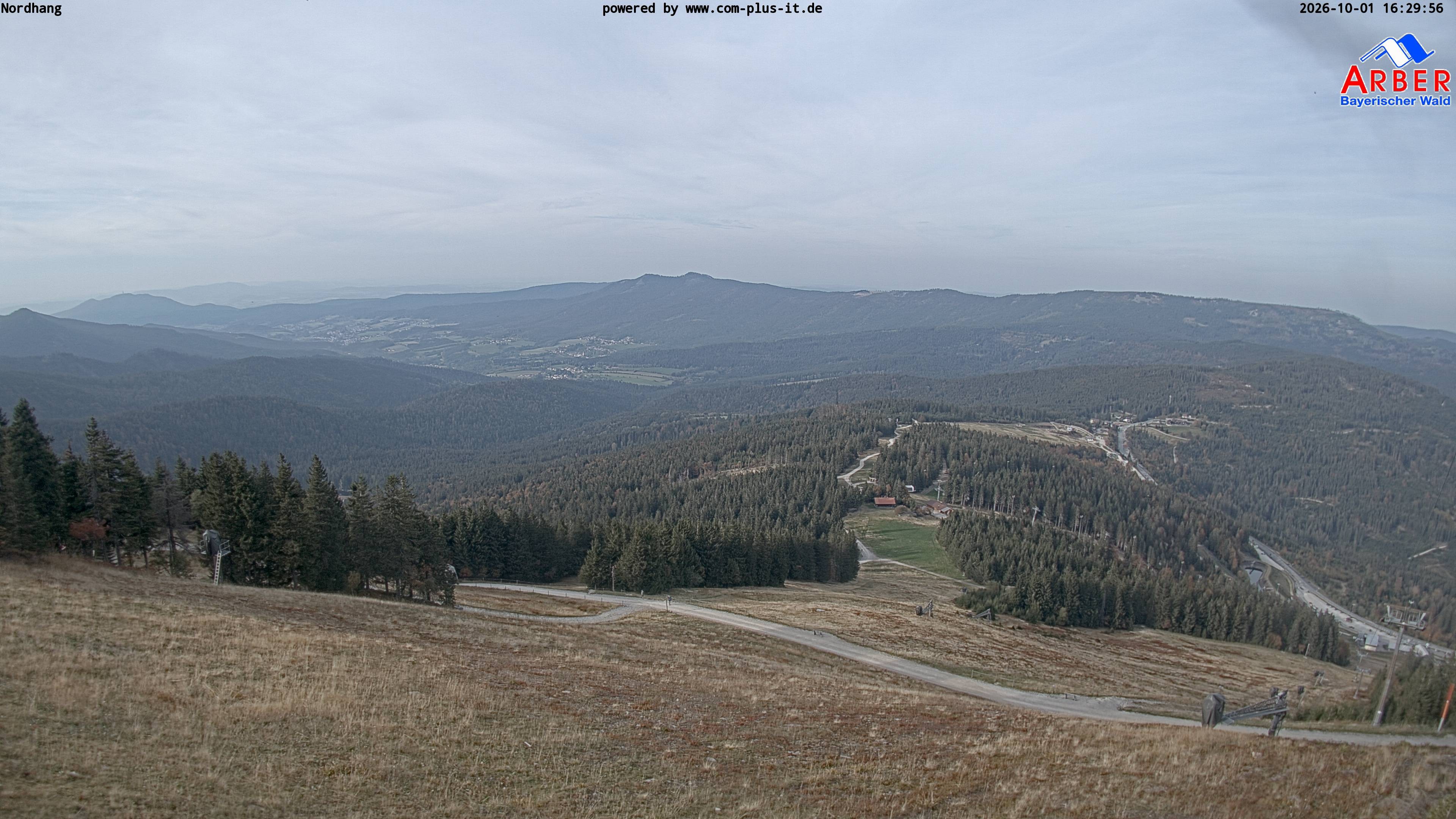 Archived image Webcam View from the Großer Arber