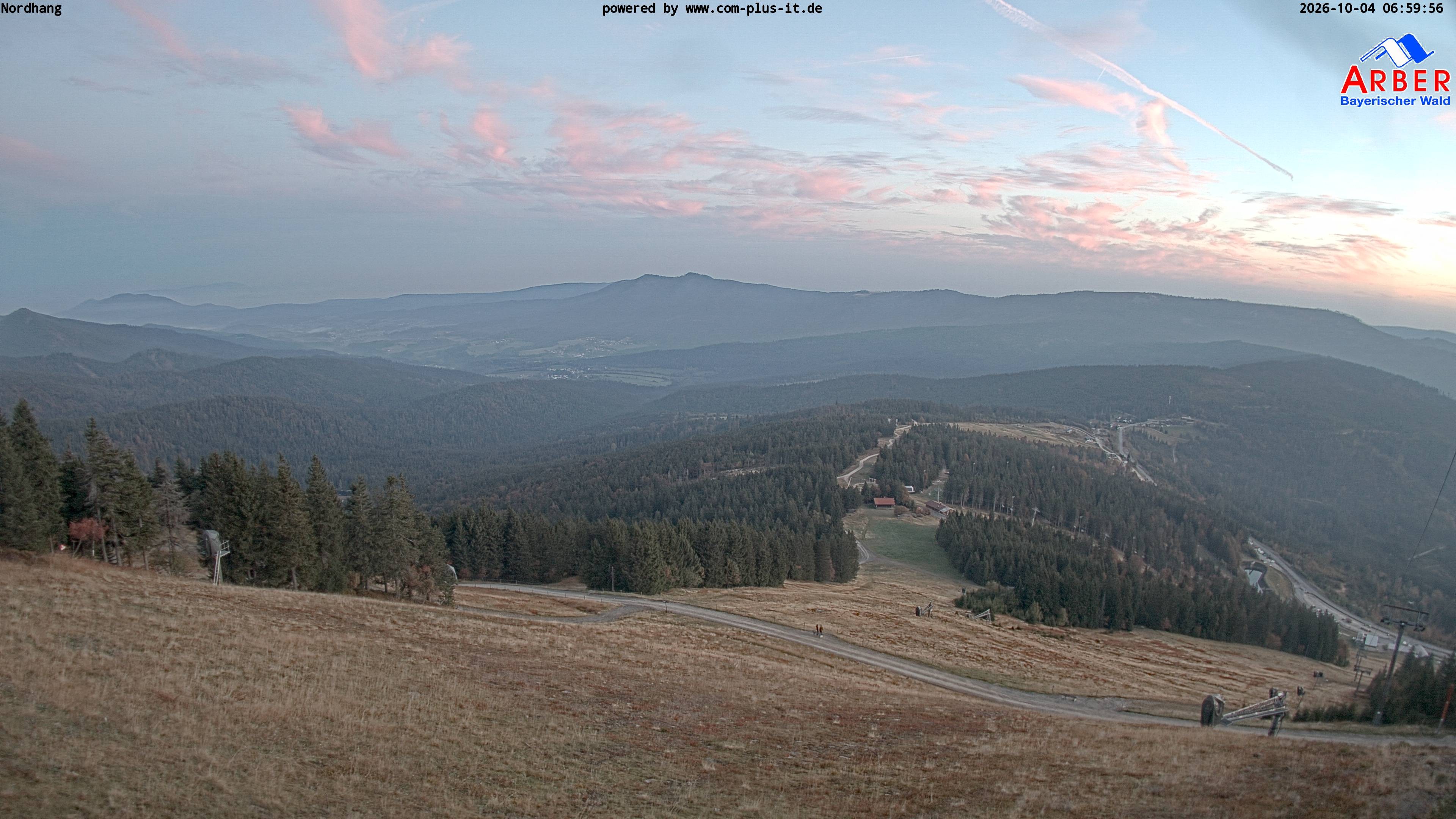 Archiv Foto Webcam Großer Arber Blick nach Nordwesten
