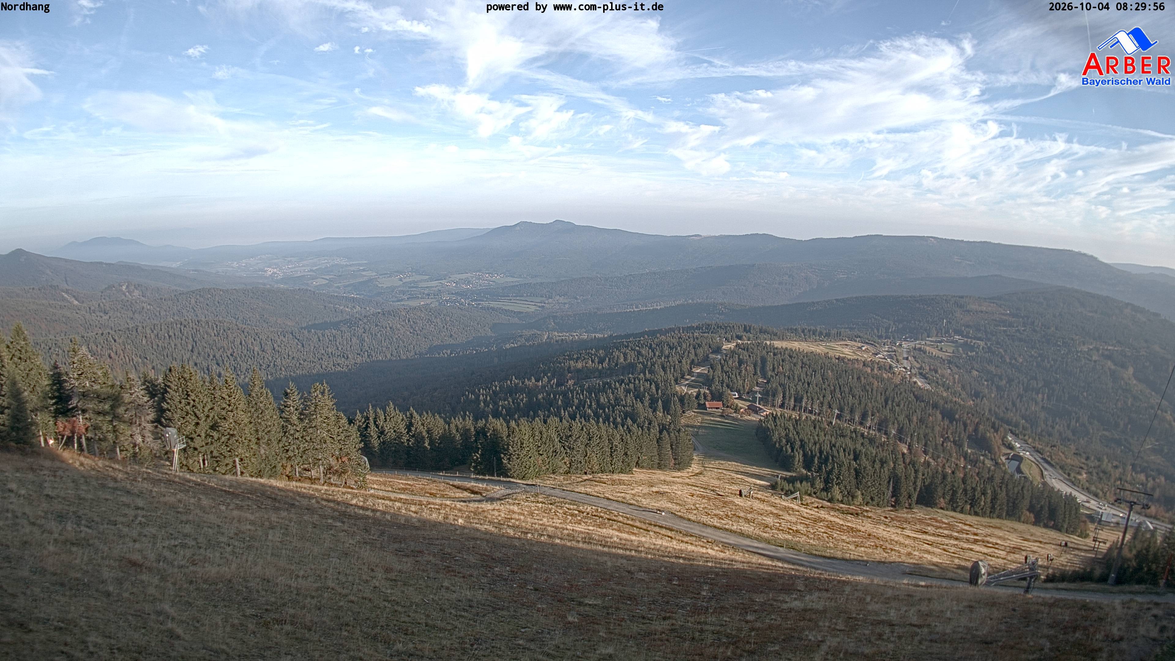Archiv Foto Webcam Großer Arber Blick nach Nordwesten