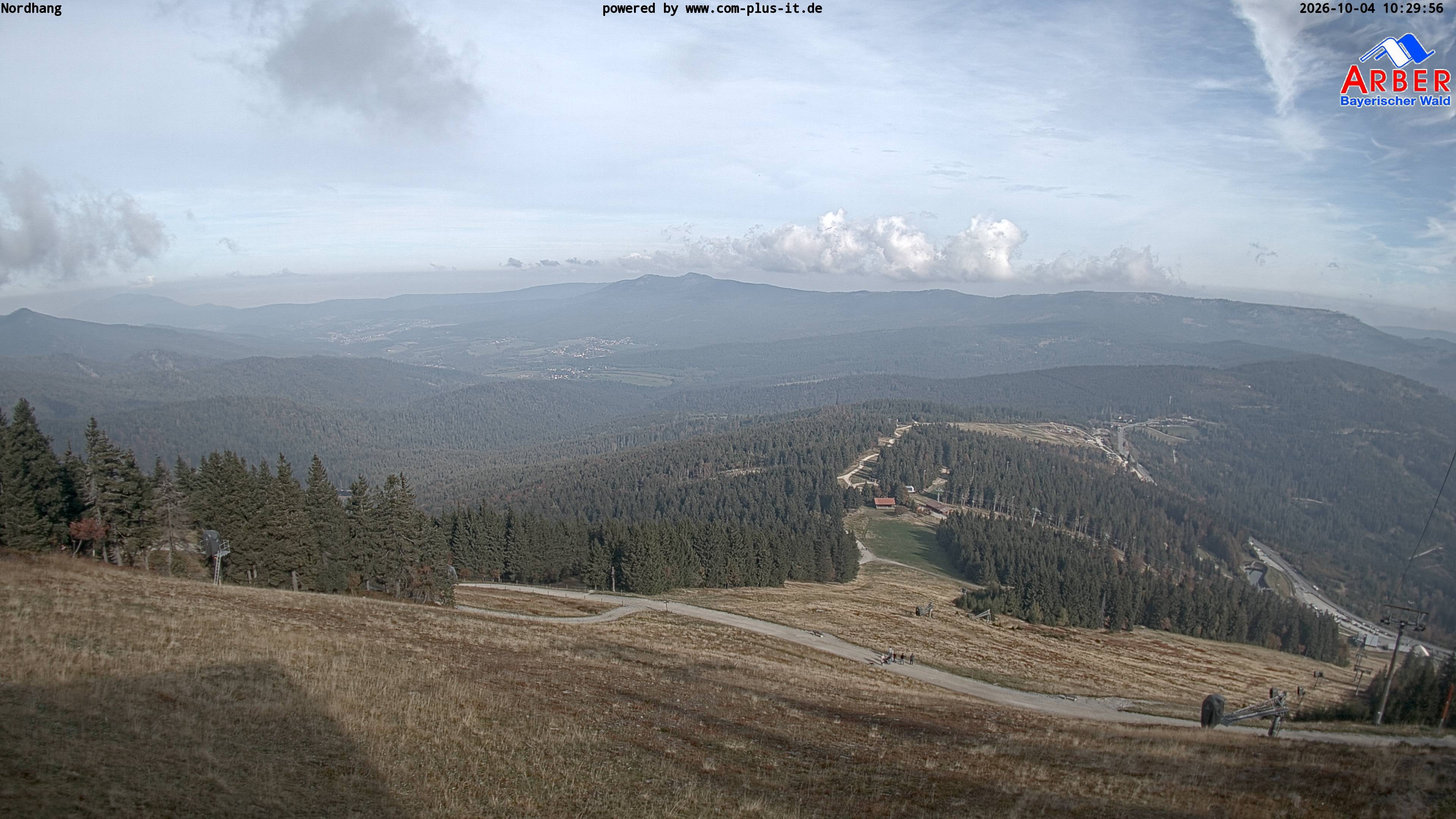 Archiv Foto Webcam Großer Arber Blick nach Nordwesten