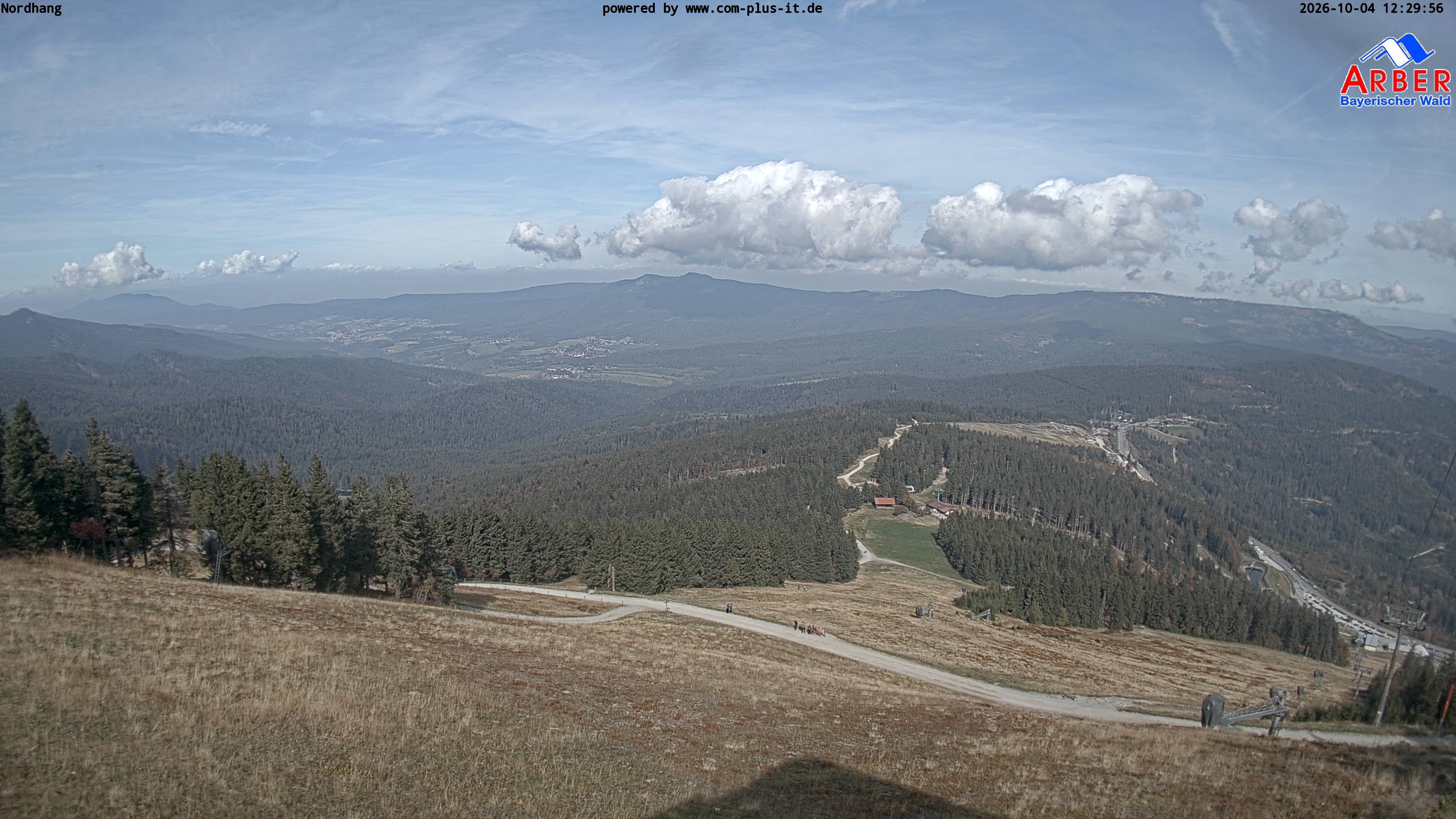 Archiv Foto Webcam Großer Arber Blick nach Nordwesten