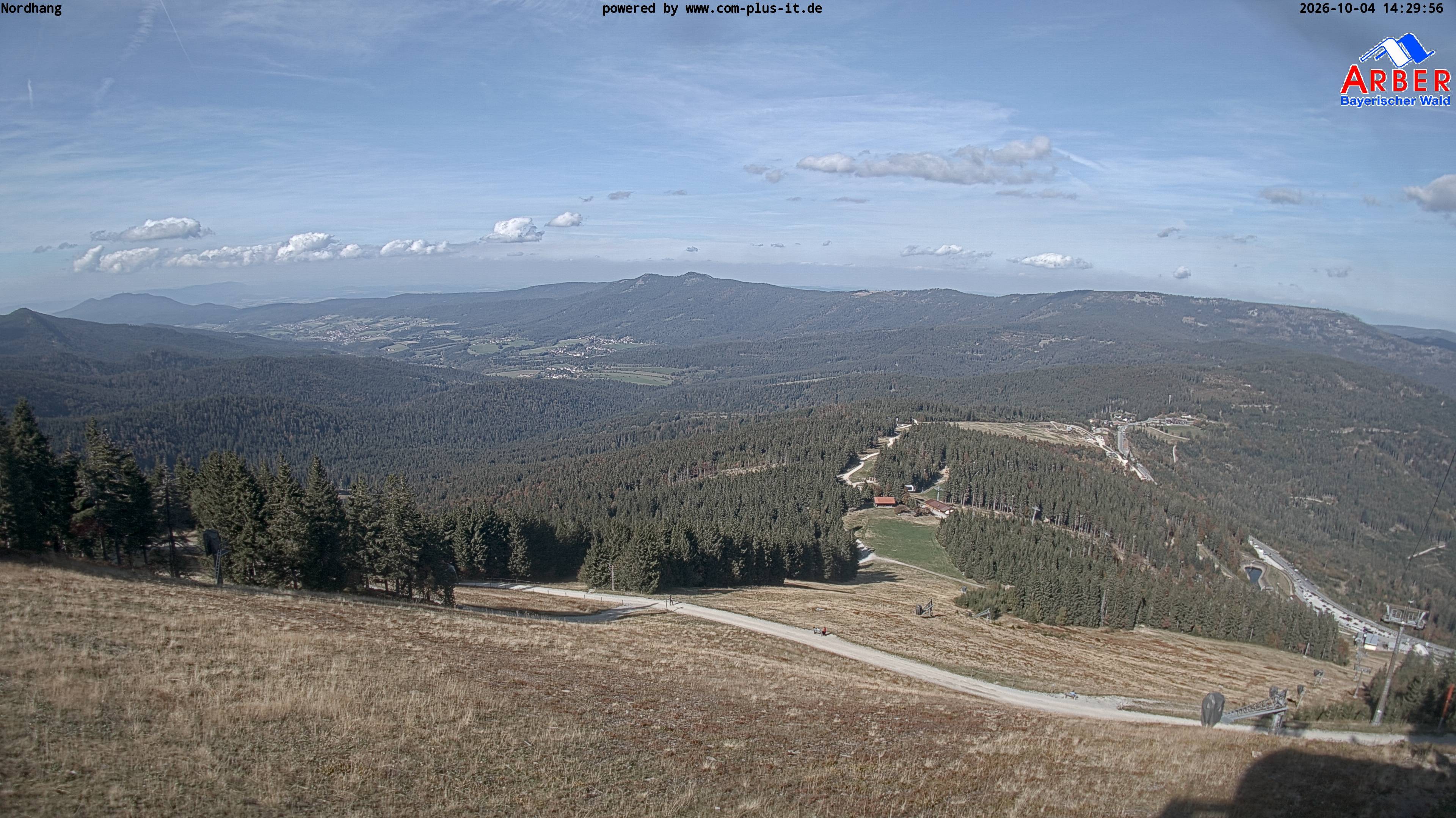 Archiv Foto Webcam Großer Arber Blick nach Nordwesten
