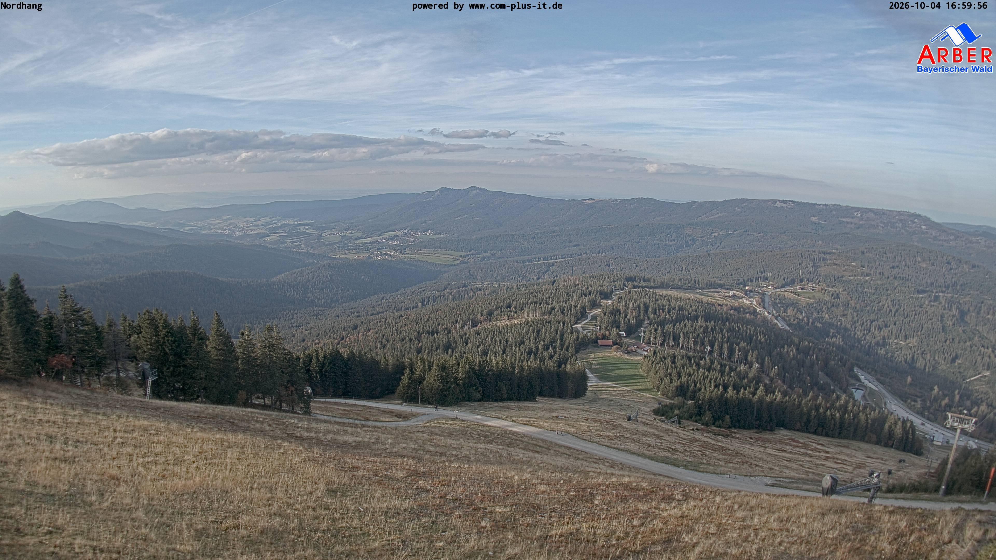 Archiv Foto Webcam Großer Arber Blick nach Nordwesten