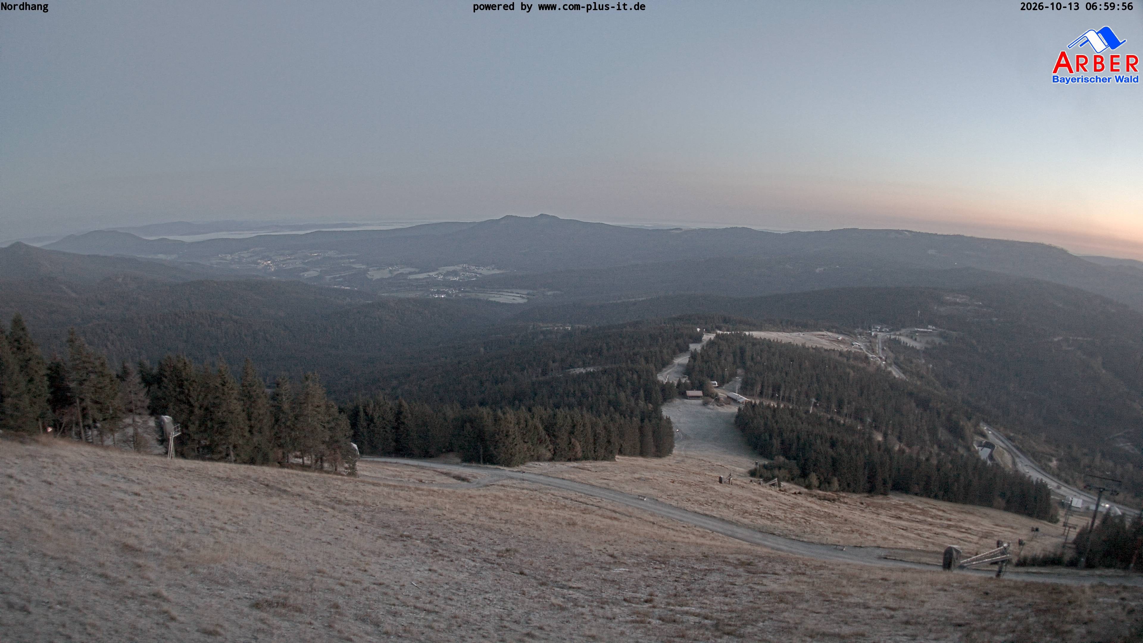 Archiv Foto Webcam Großer Arber Blick nach Nordwesten