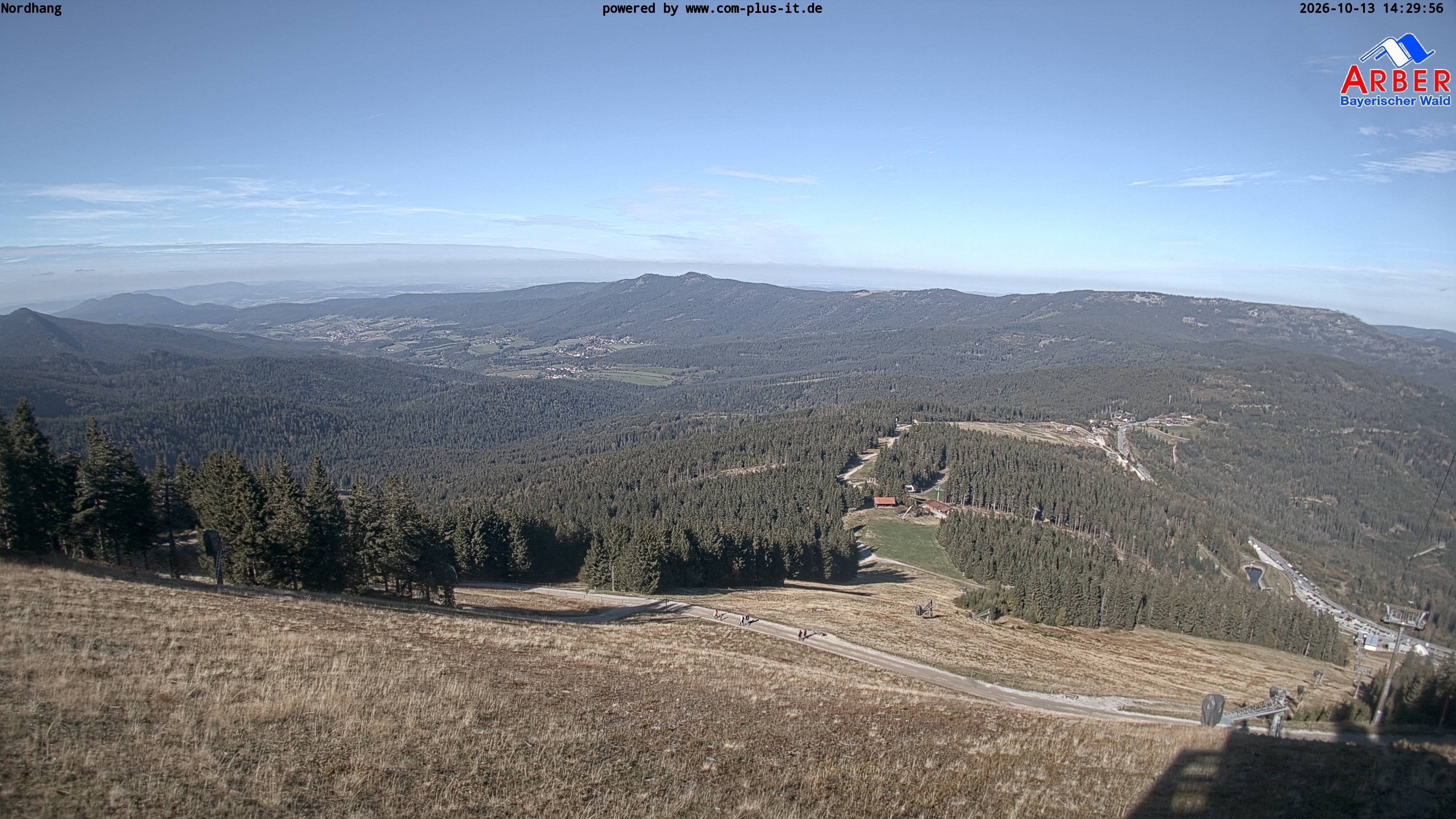 Archiv Foto Webcam Großer Arber Blick nach Nordwesten