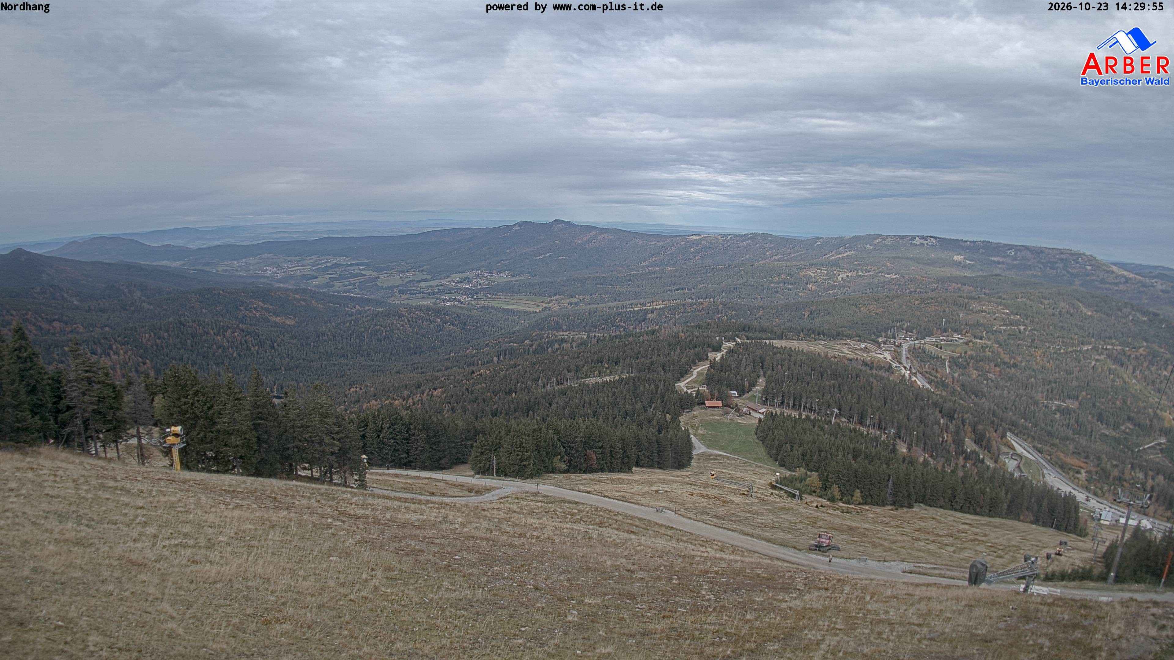 Archiv Foto Webcam Großer Arber Blick nach Nordwesten
