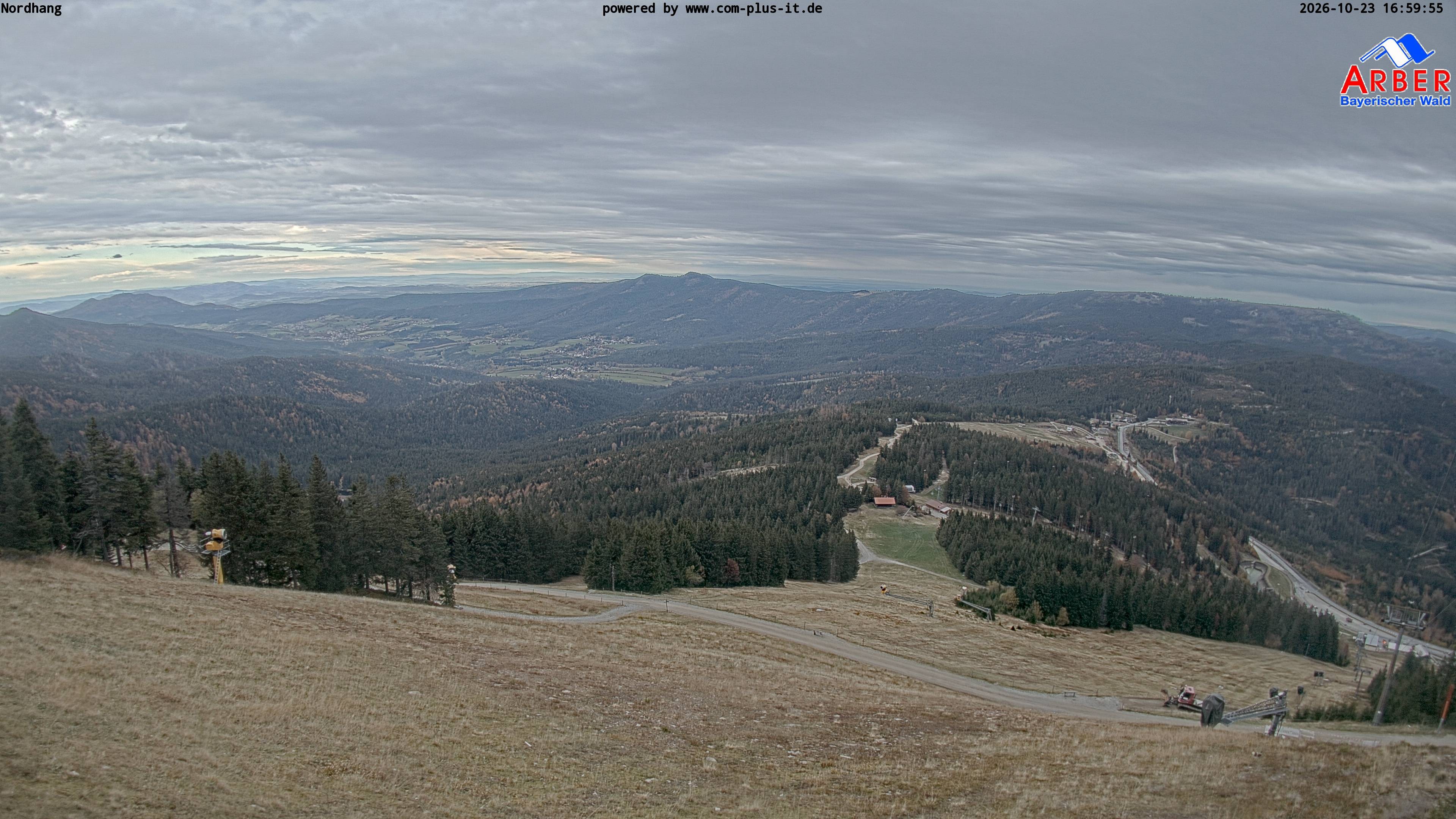 Archiv Foto Webcam Großer Arber Blick nach Nordwesten