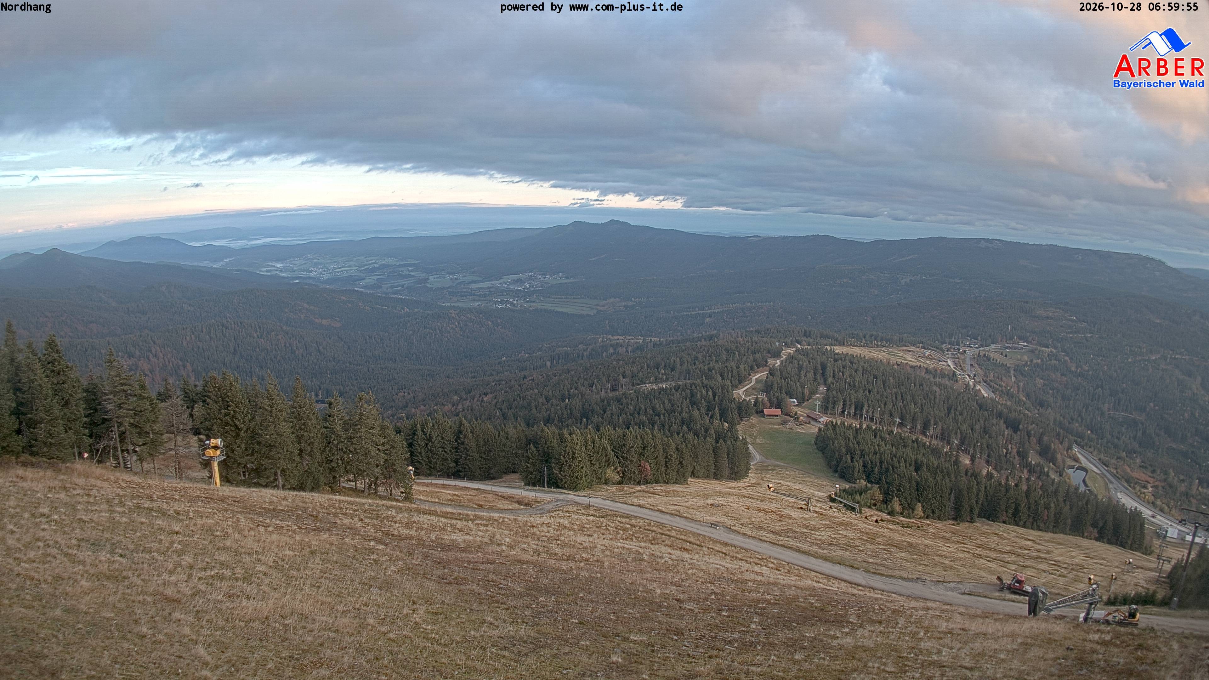 Archiv Foto Webcam Großer Arber Blick nach Nordwesten