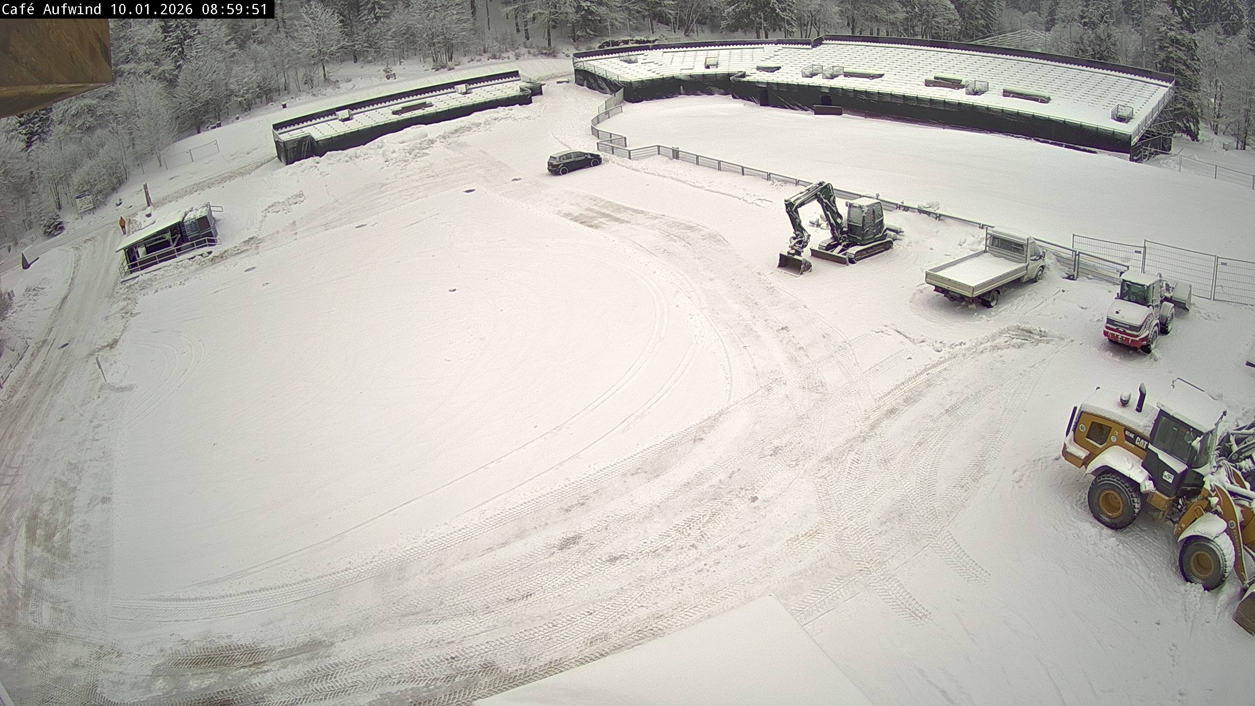 Archiv Foto Webcam Willingen: Mühlenkopfschanze Parkplatz