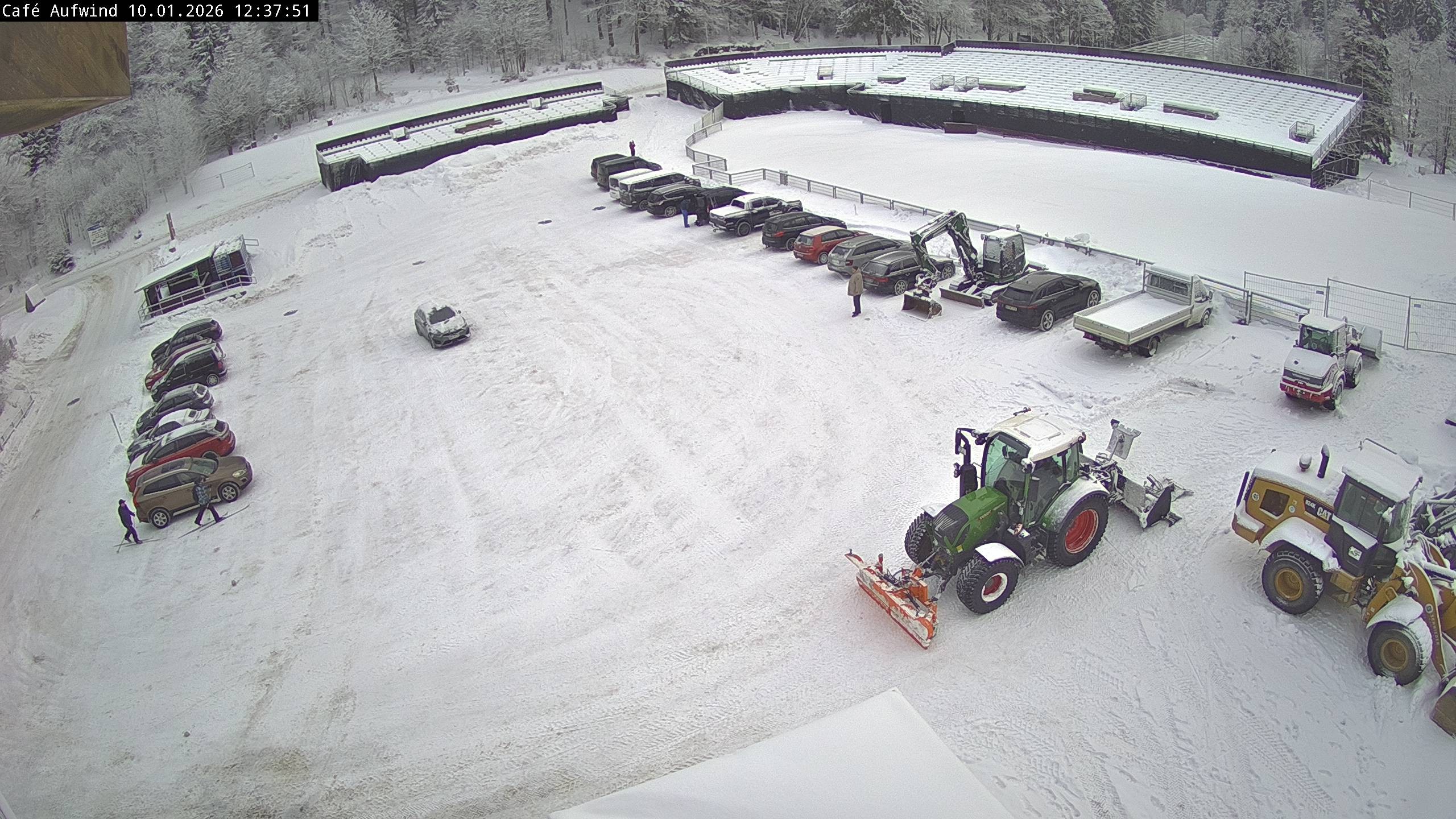 Archiv Foto Webcam Willingen: Mühlenkopfschanze Parkplatz