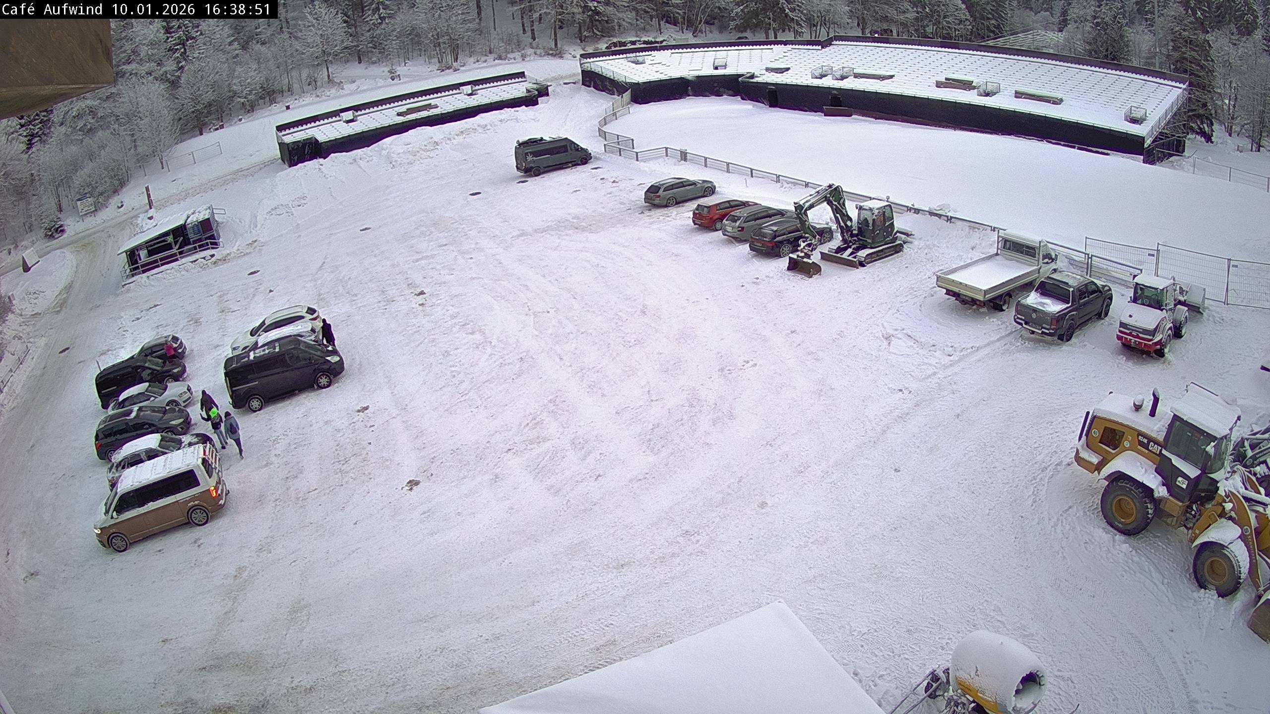 Archiv Foto Webcam Willingen: Mühlenkopfschanze Parkplatz