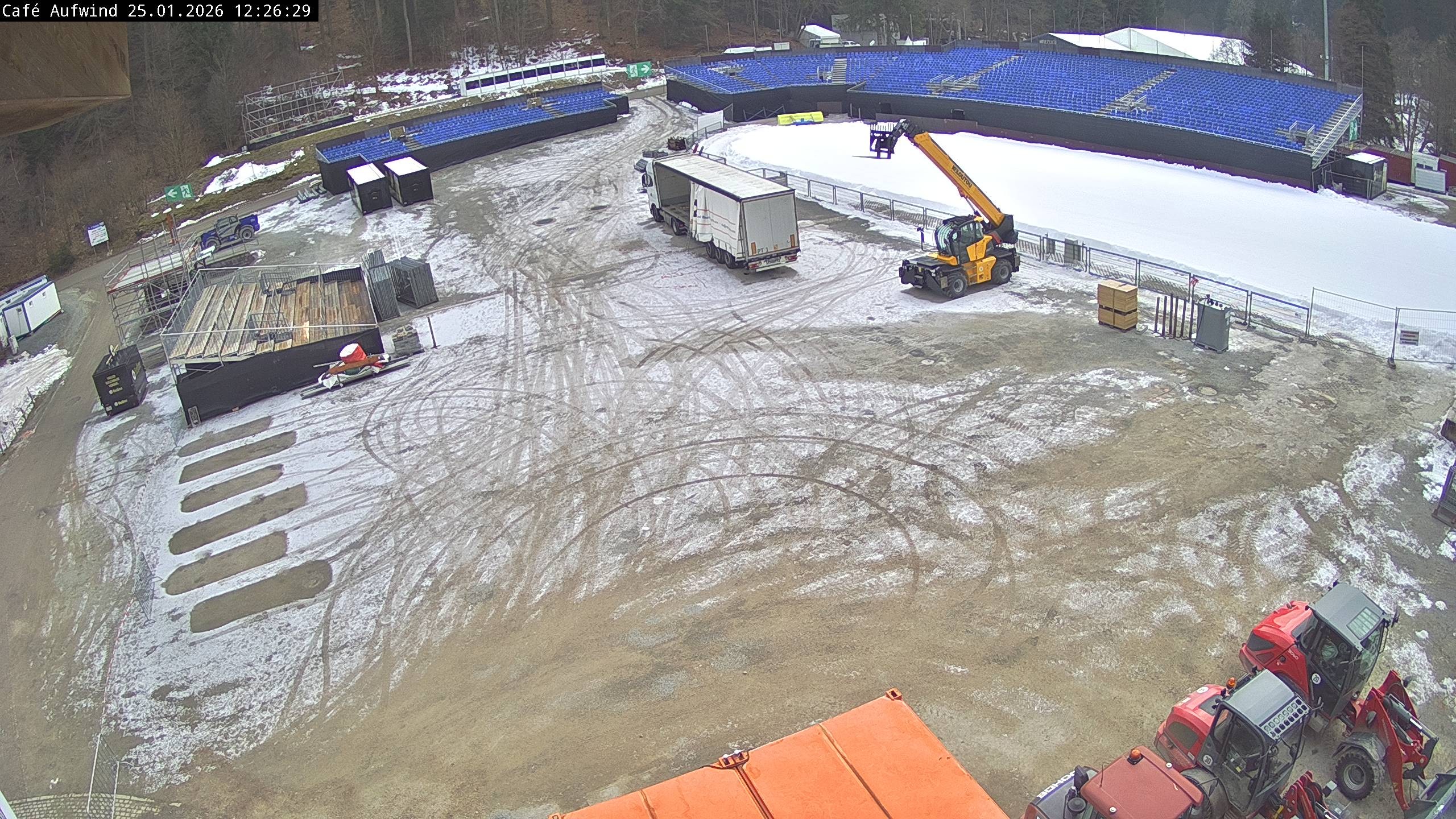 Archiv Foto Webcam Willingen: Mühlenkopfschanze Parkplatz