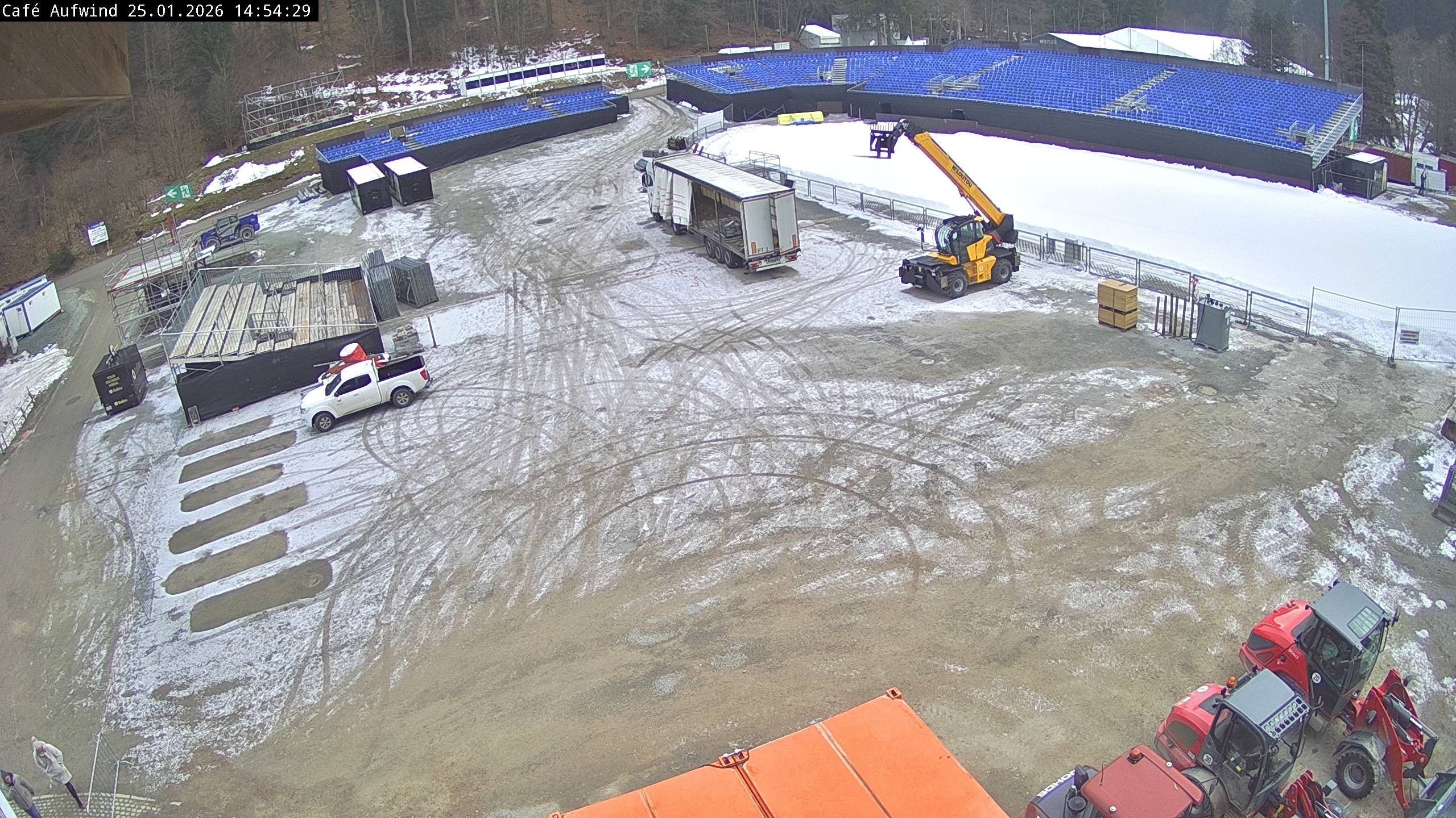 Archiv Foto Webcam Willingen: Mühlenkopfschanze Parkplatz