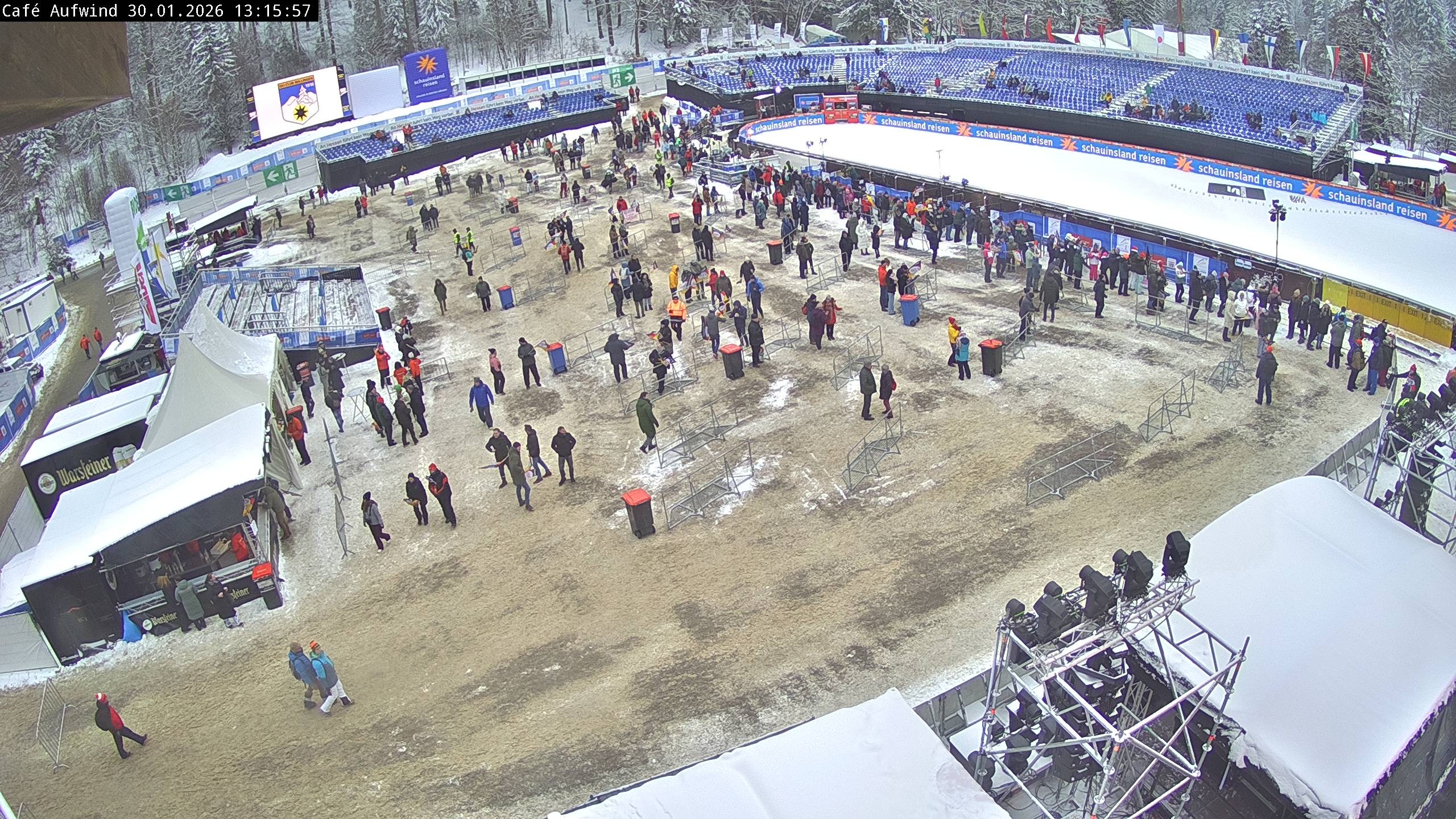 Archiv Foto Webcam Willingen: Mühlenkopfschanze Parkplatz