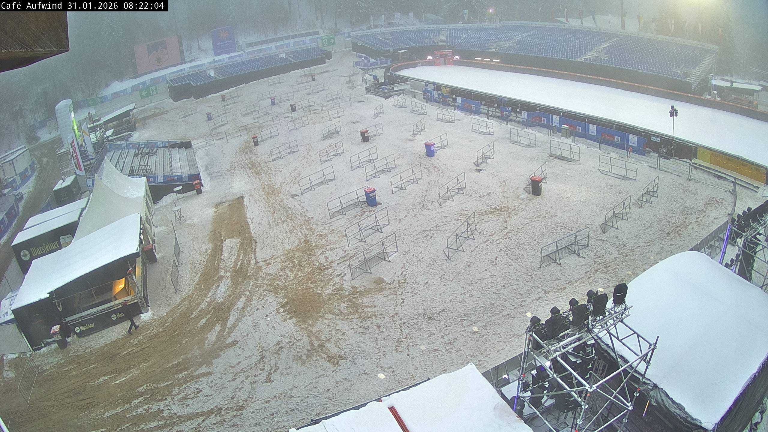 Archiv Foto Webcam Willingen: Mühlenkopfschanze Parkplatz