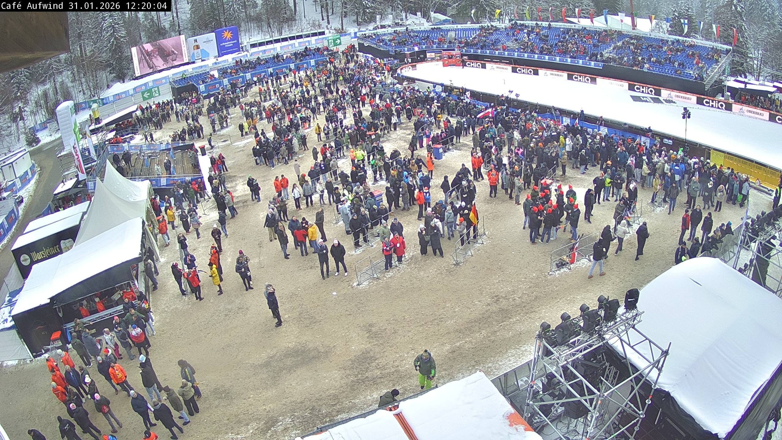 Archiv Foto Webcam Willingen: Mühlenkopfschanze Parkplatz