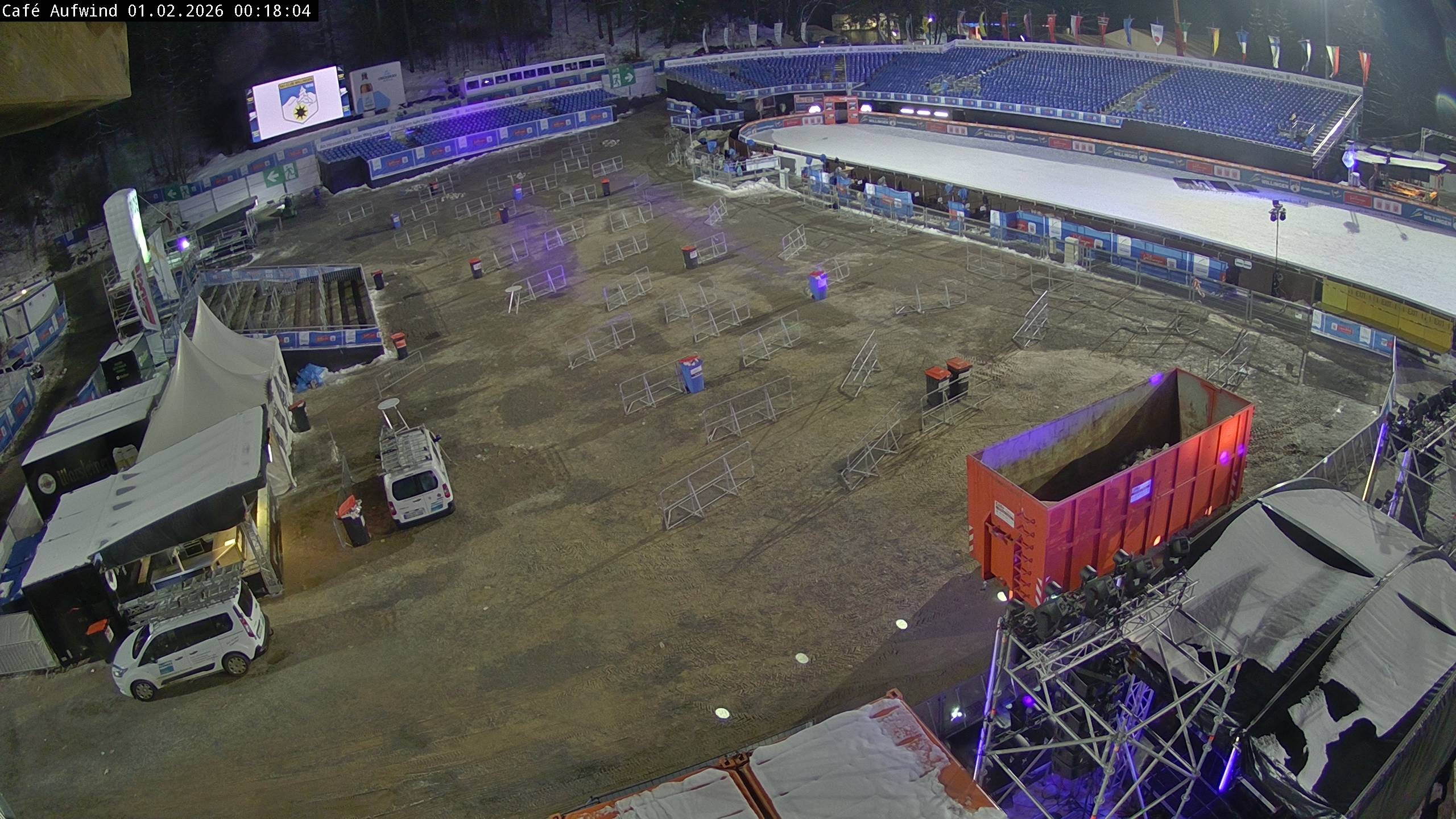 Archiv Foto Webcam Willingen: Mühlenkopfschanze Parkplatz