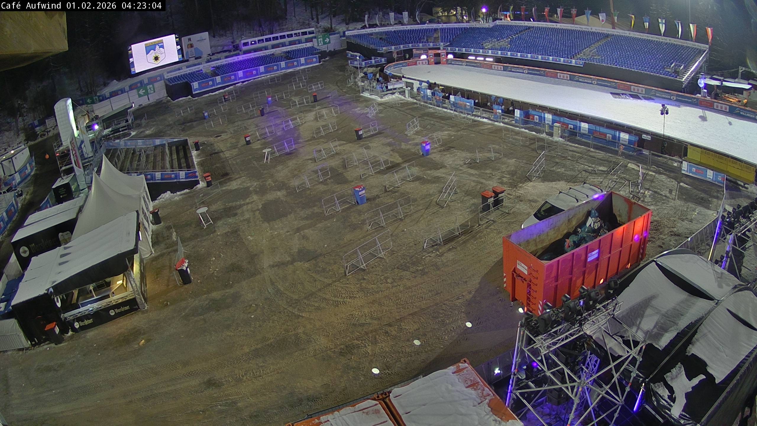 Archiv Foto Webcam Willingen: Mühlenkopfschanze Parkplatz