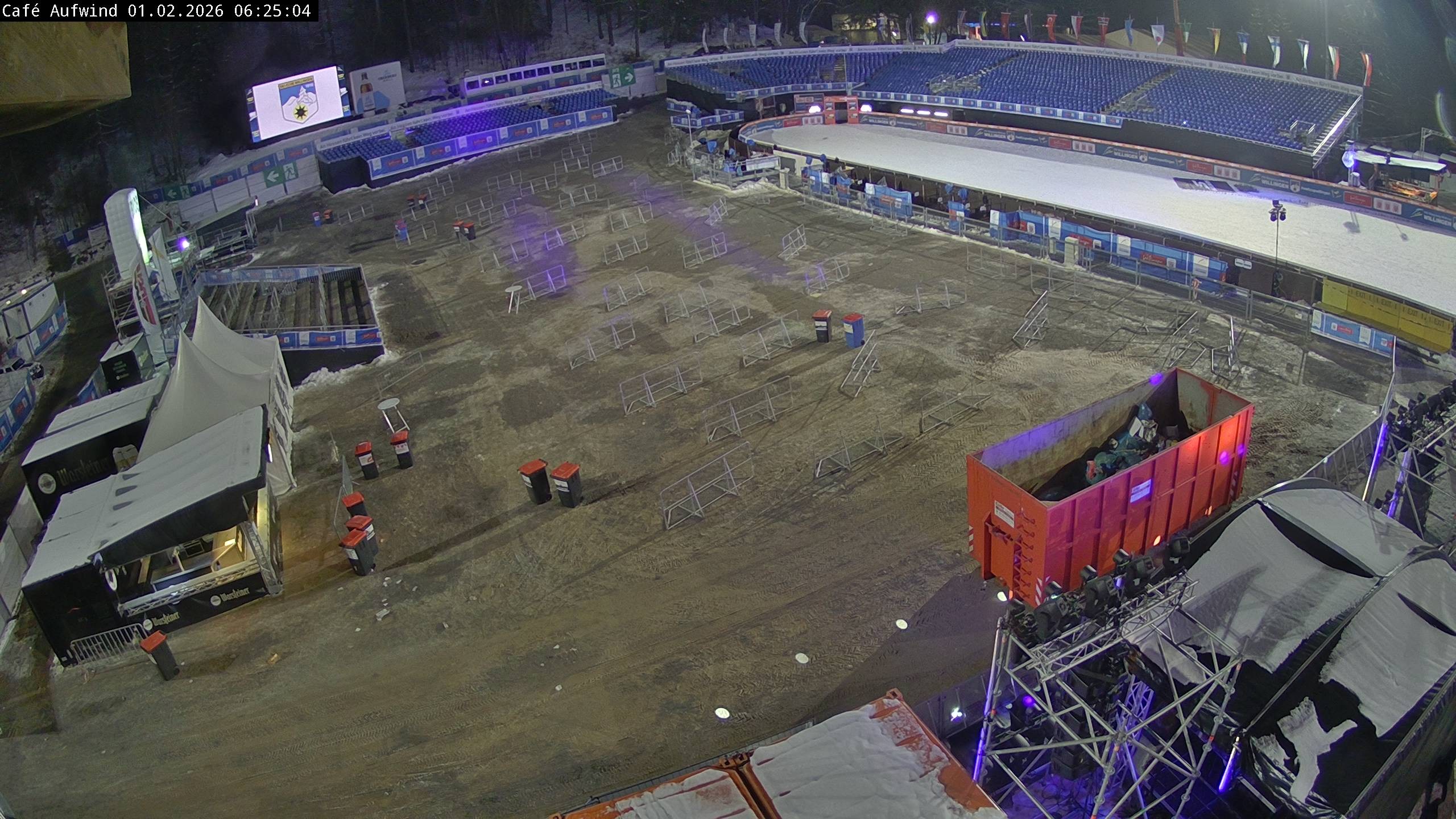 Archiv Foto Webcam Willingen: Mühlenkopfschanze Parkplatz