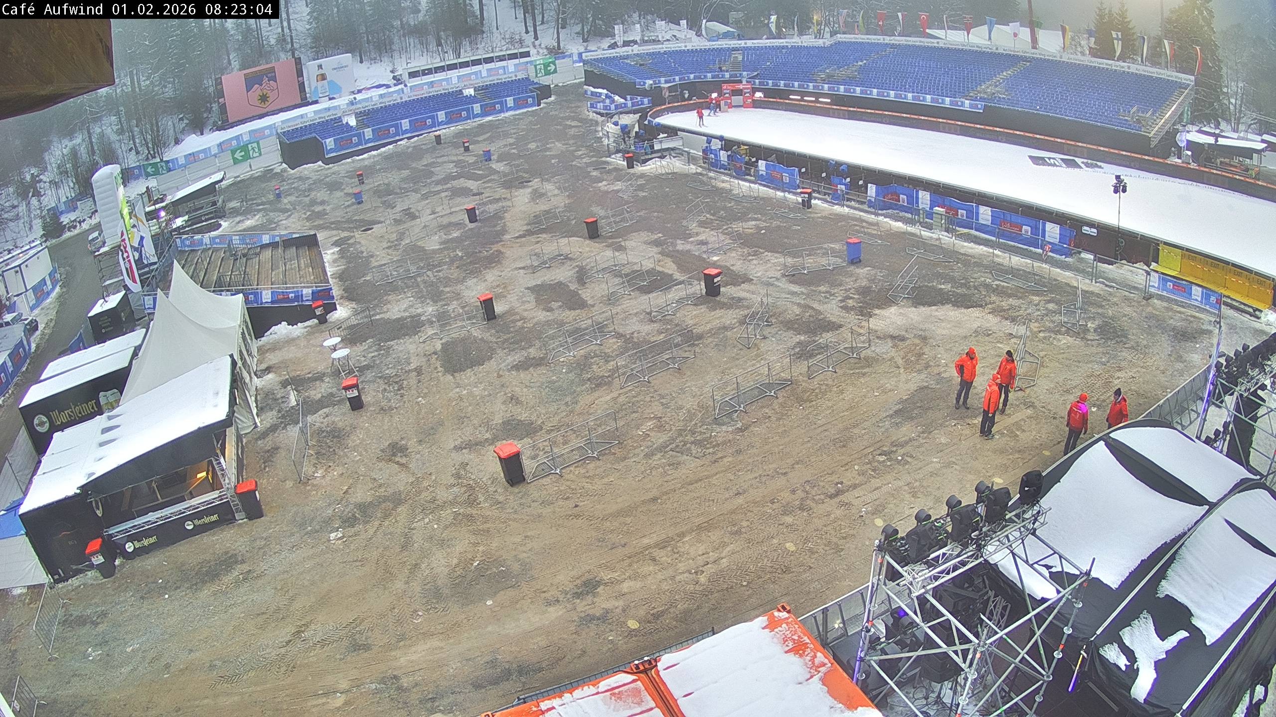 Archiv Foto Webcam Willingen: Mühlenkopfschanze Parkplatz