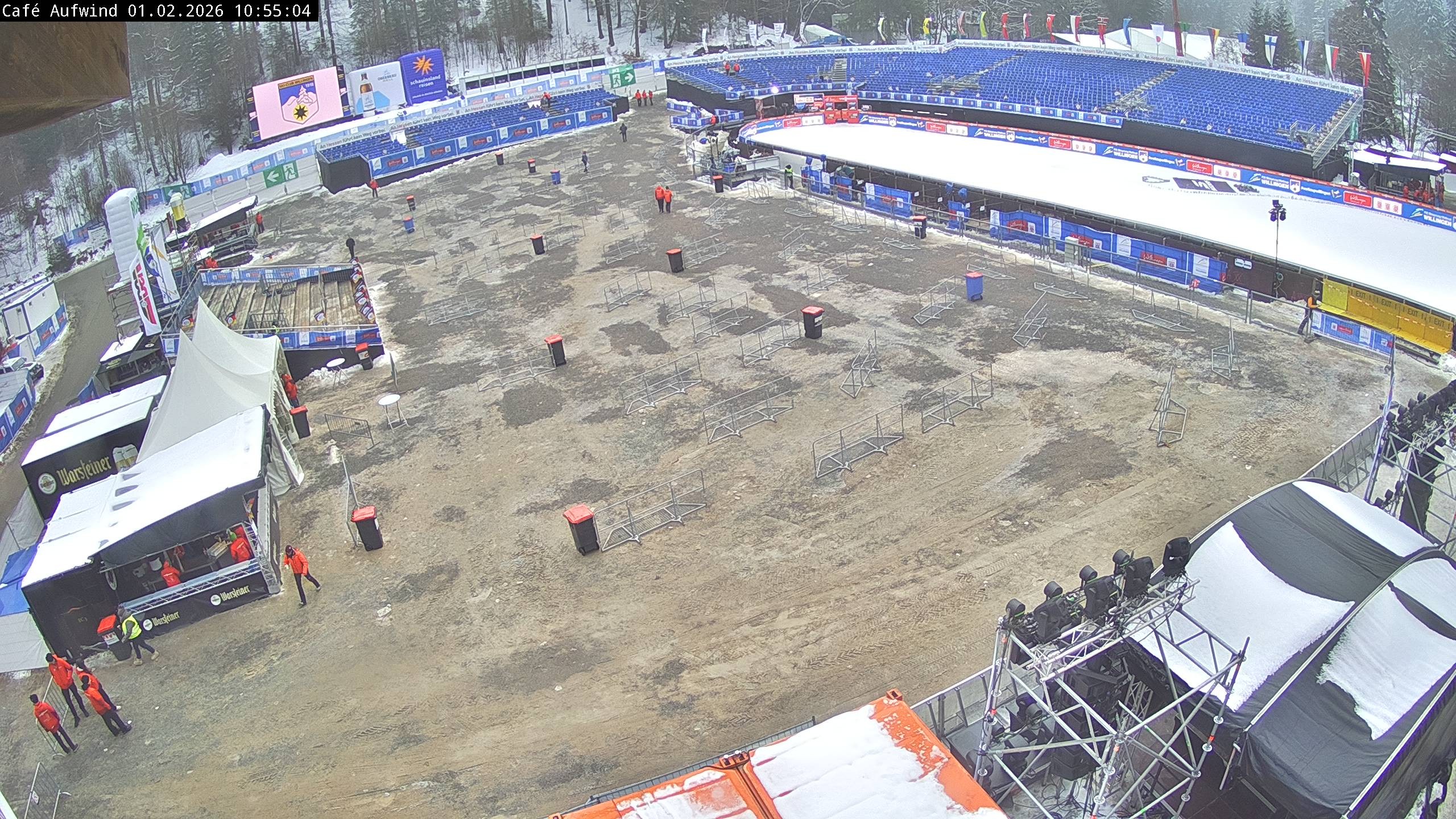 Archiv Foto Webcam Willingen: Mühlenkopfschanze Parkplatz