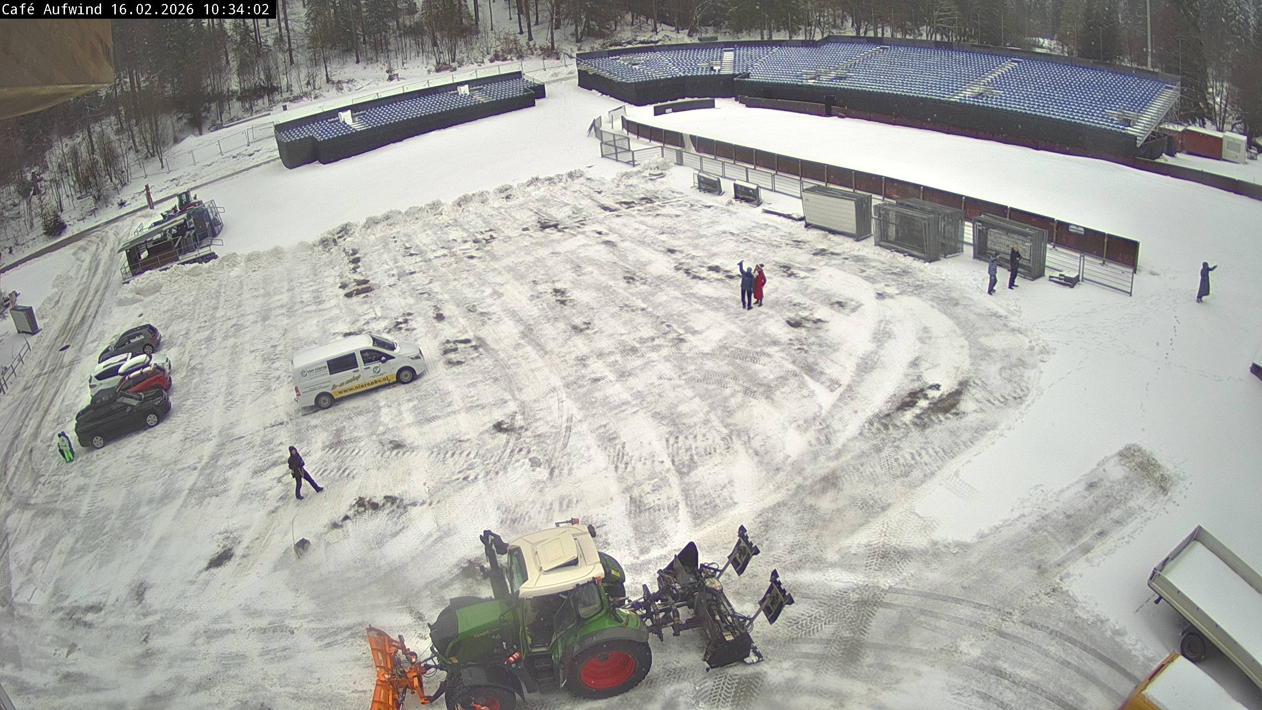 Archiv Foto Webcam Willingen: Mühlenkopfschanze Parkplatz