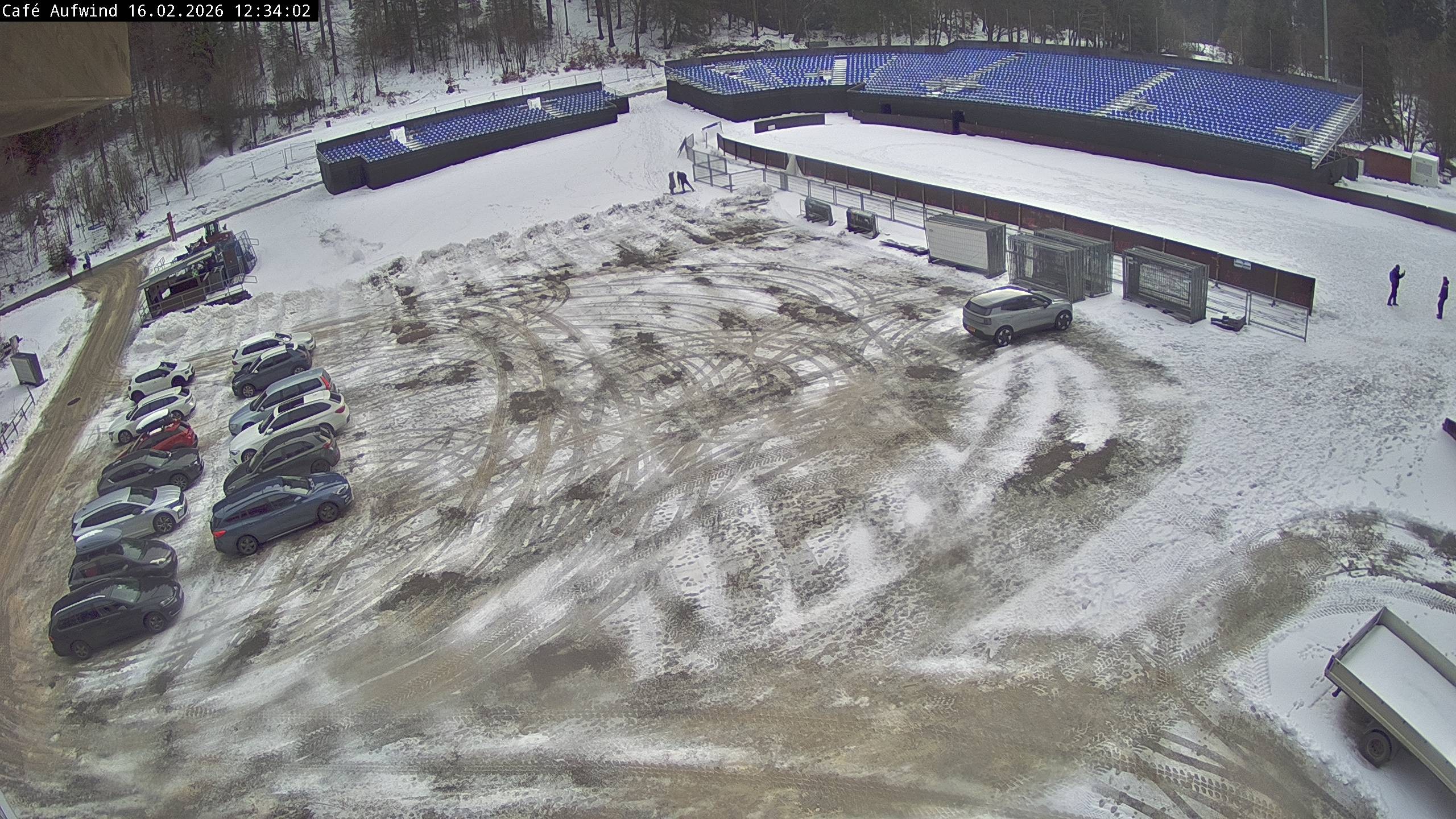 Archiv Foto Webcam Willingen: Mühlenkopfschanze Parkplatz