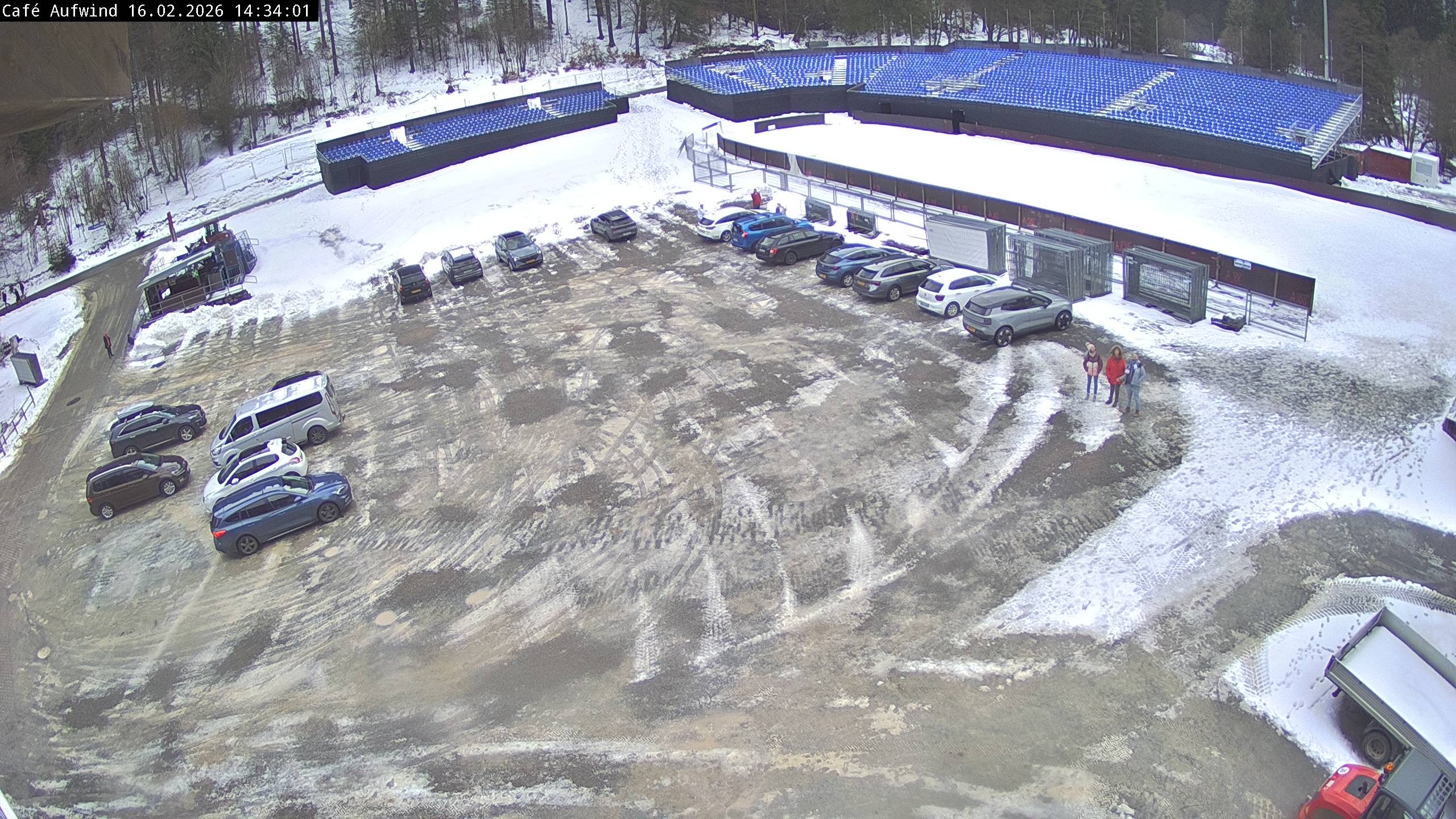 Archiv Foto Webcam Willingen: Mühlenkopfschanze Parkplatz