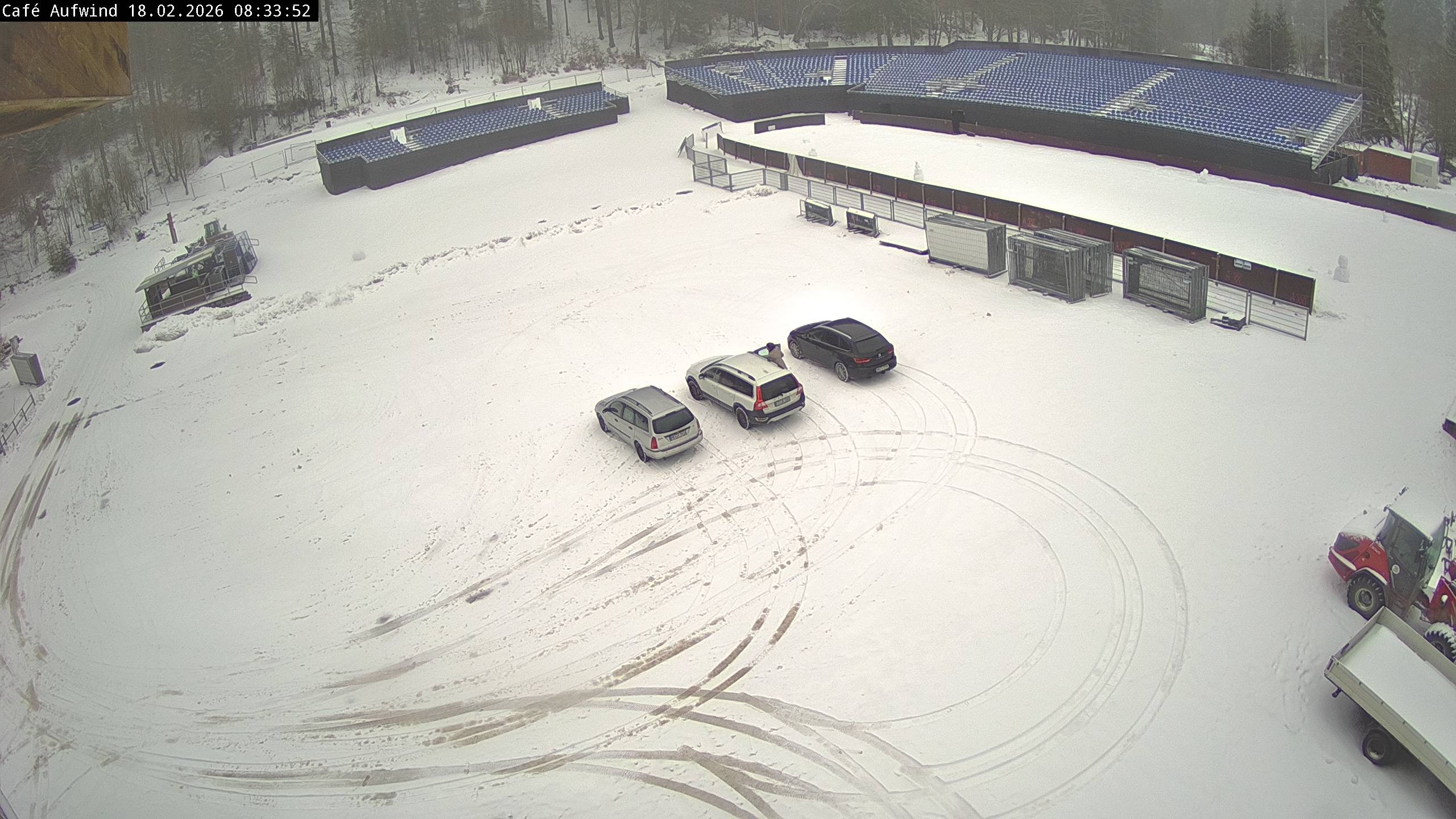 Archiv Foto Webcam Willingen: Mühlenkopfschanze Parkplatz