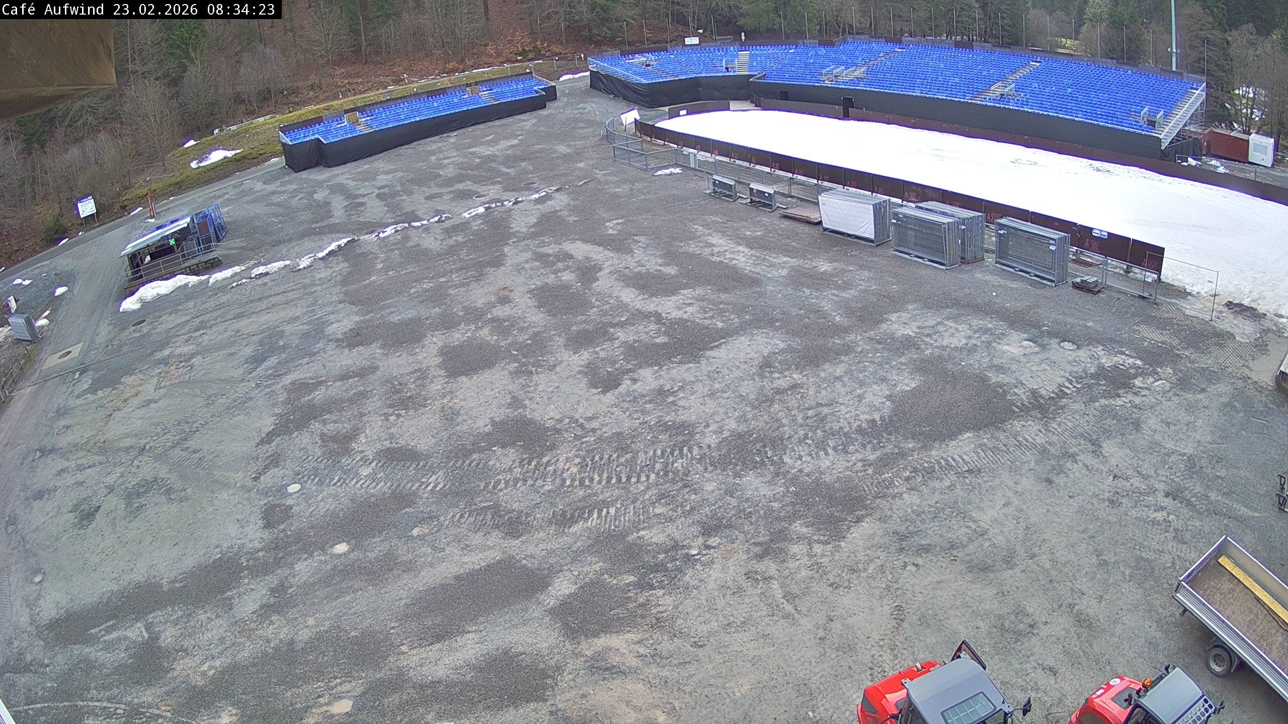 Archiv Foto Webcam Willingen: Mühlenkopfschanze Parkplatz