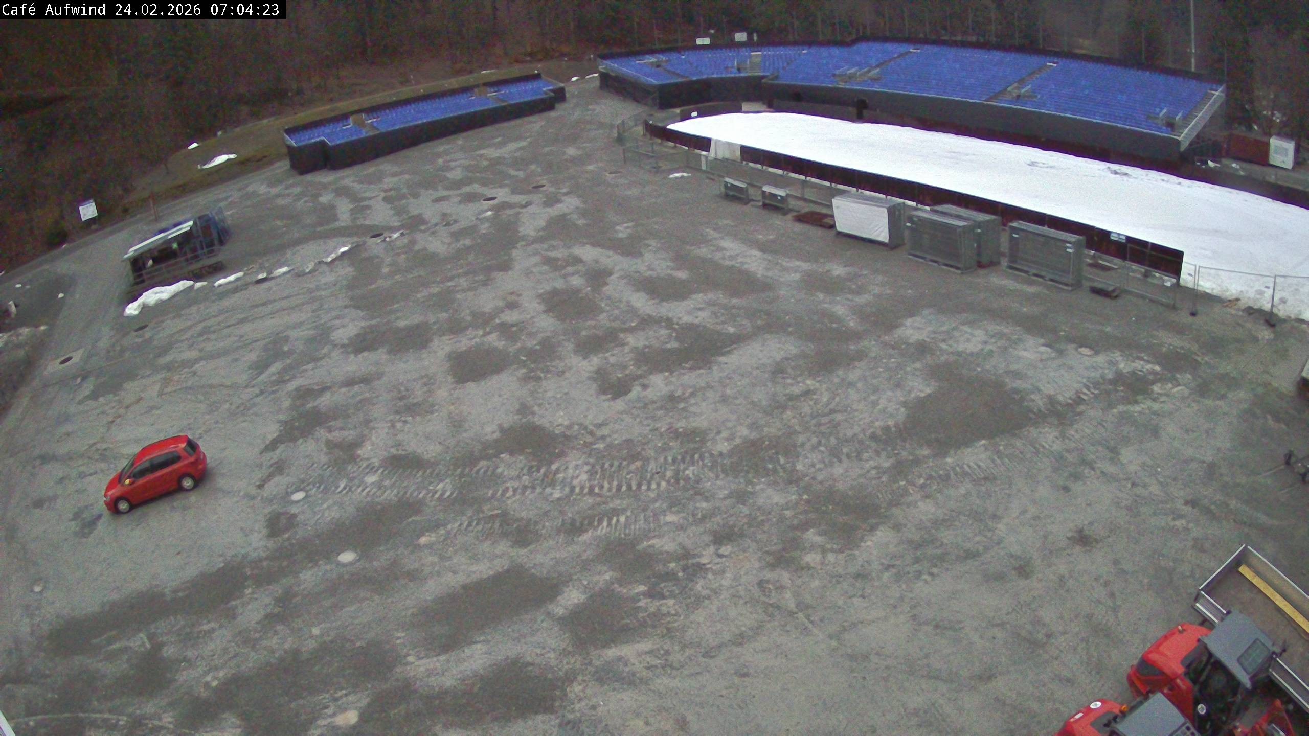 Archiv Foto Webcam Willingen: Mühlenkopfschanze Parkplatz