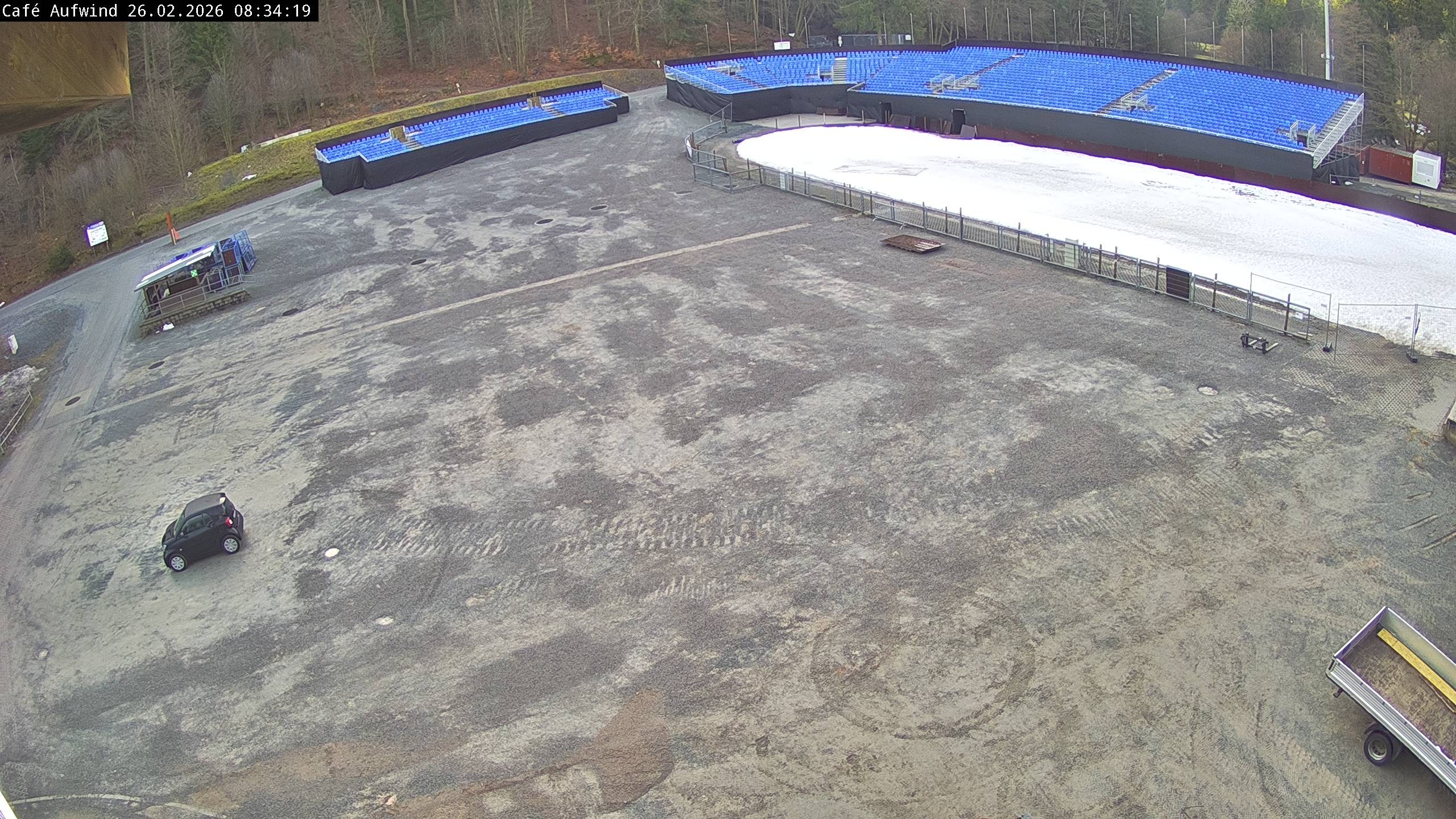 Archiv Foto Webcam Willingen: Mühlenkopfschanze Parkplatz