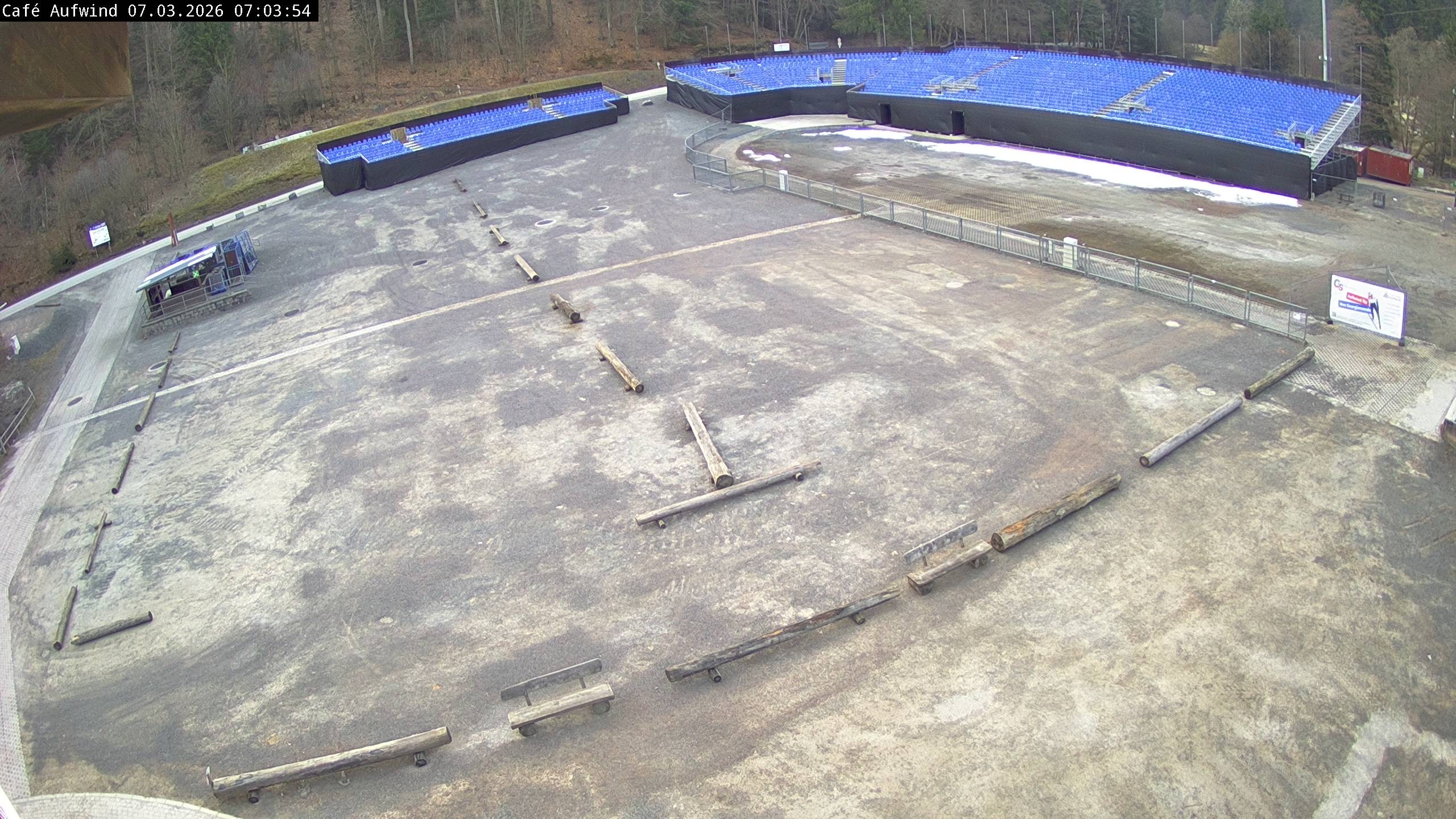 Archiv Foto Webcam Willingen: Mühlenkopfschanze Parkplatz