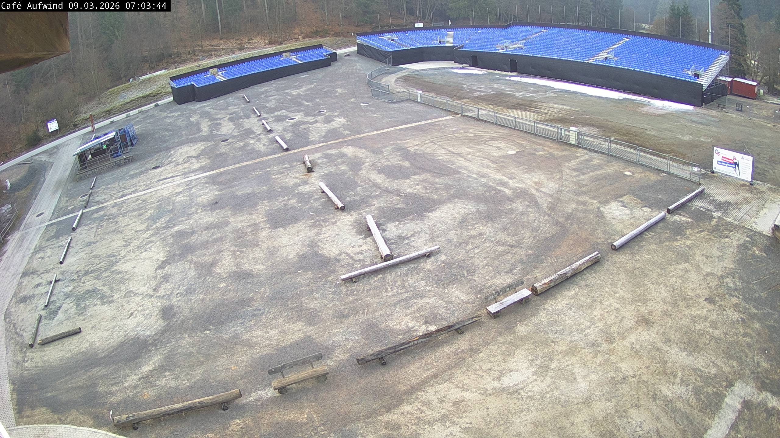 Archiv Foto Webcam Willingen: Mühlenkopfschanze Parkplatz