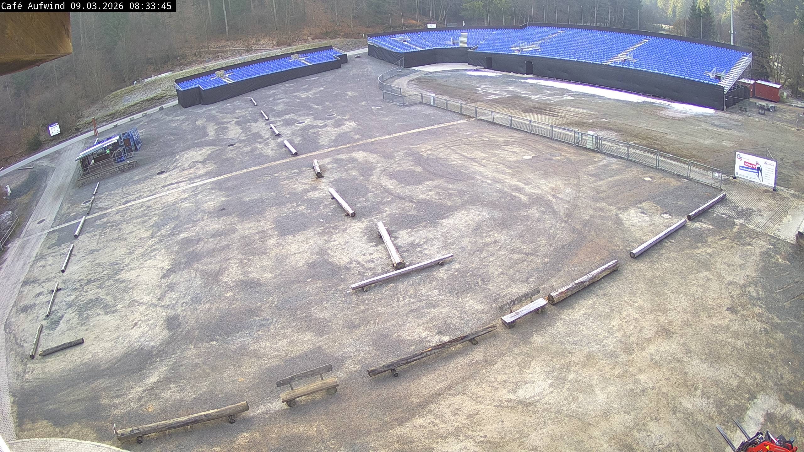 Archiv Foto Webcam Willingen: Mühlenkopfschanze Parkplatz