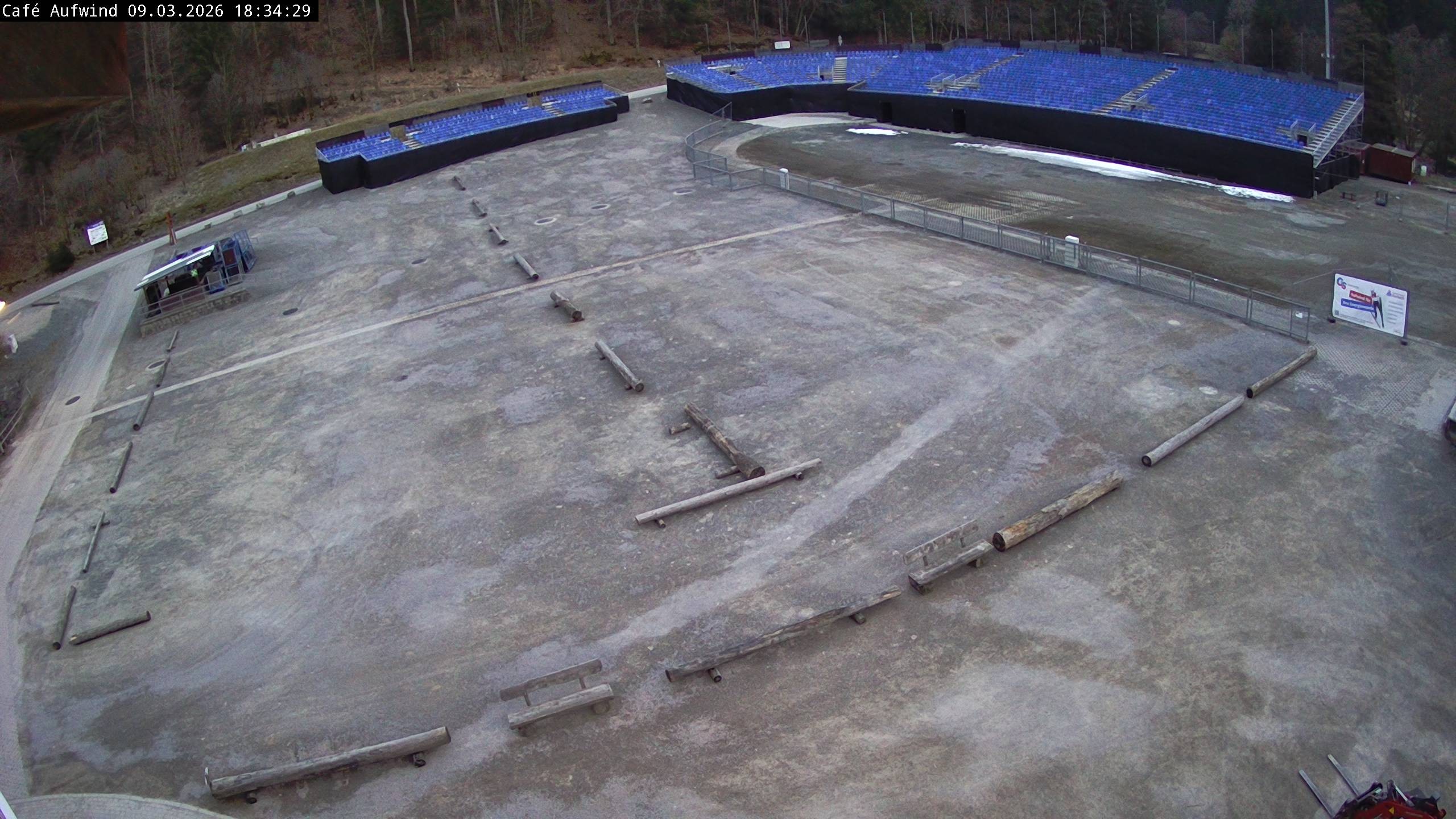 Archiv Foto Webcam Willingen: Mühlenkopfschanze Parkplatz