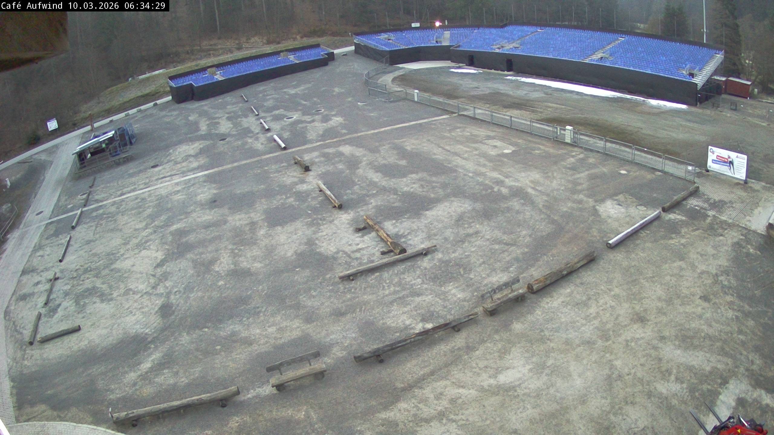 Archiv Foto Webcam Willingen: Mühlenkopfschanze Parkplatz