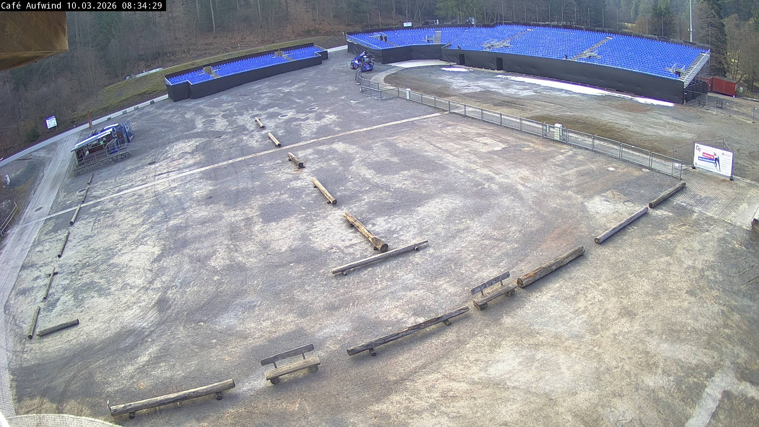 Archiv Foto Webcam Willingen: Mühlenkopfschanze Parkplatz