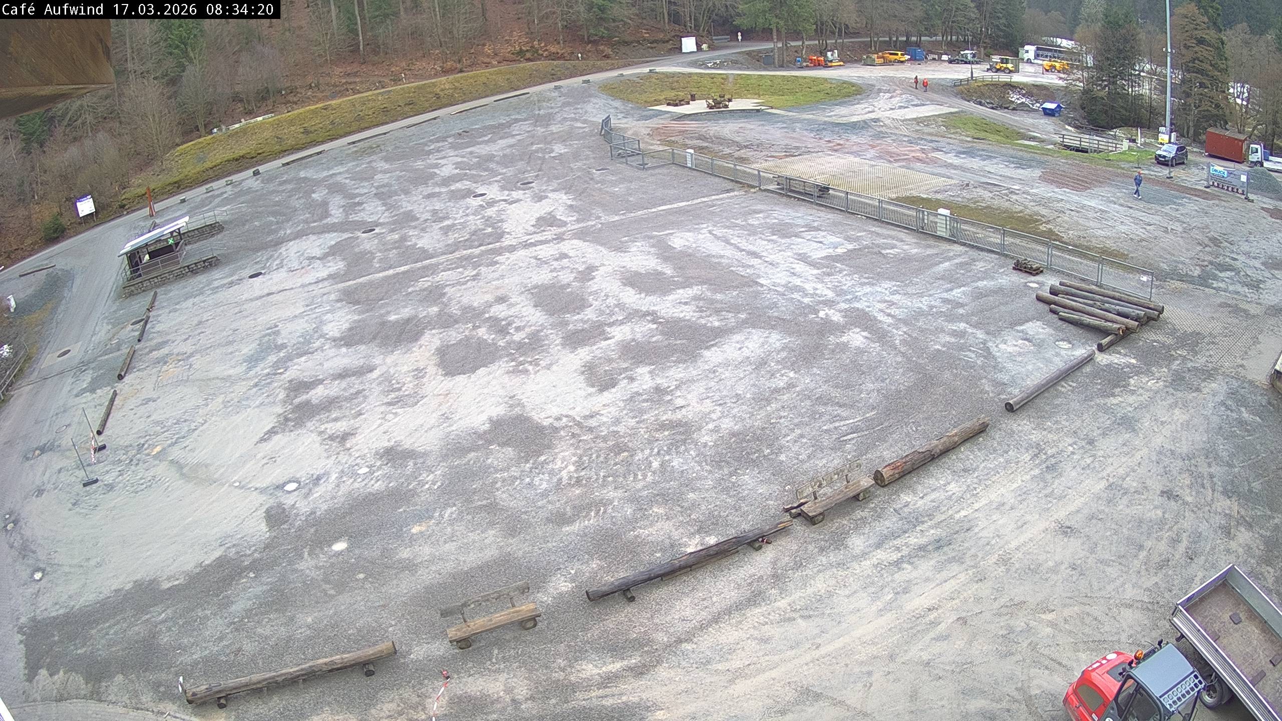 Archiv Foto Webcam Willingen: Mühlenkopfschanze Parkplatz
