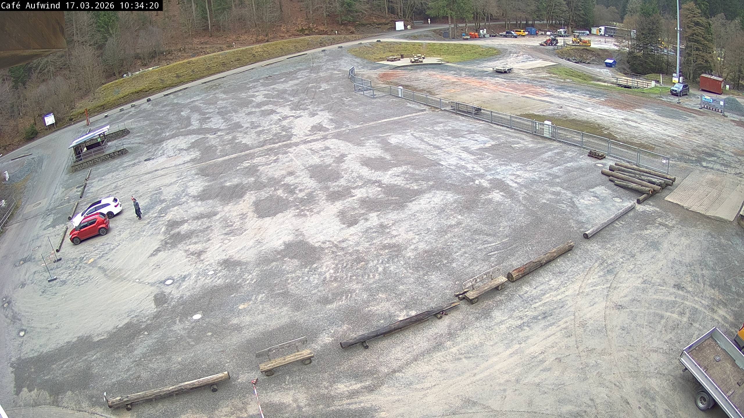 Archiv Foto Webcam Willingen: Mühlenkopfschanze Parkplatz
