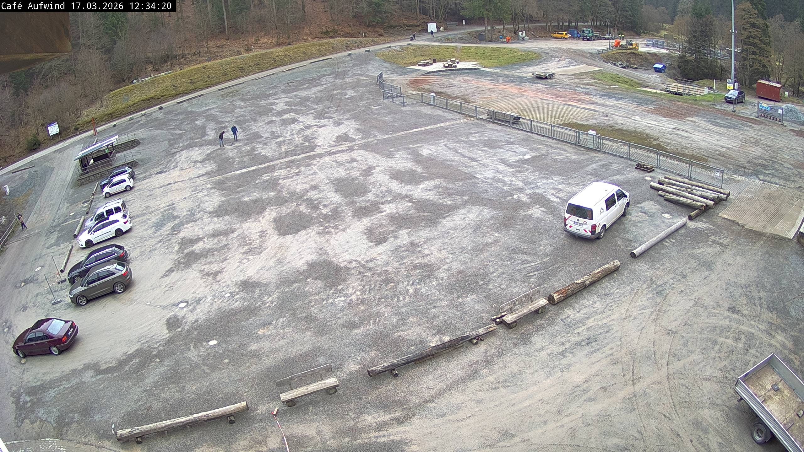 Archiv Foto Webcam Willingen: Mühlenkopfschanze Parkplatz