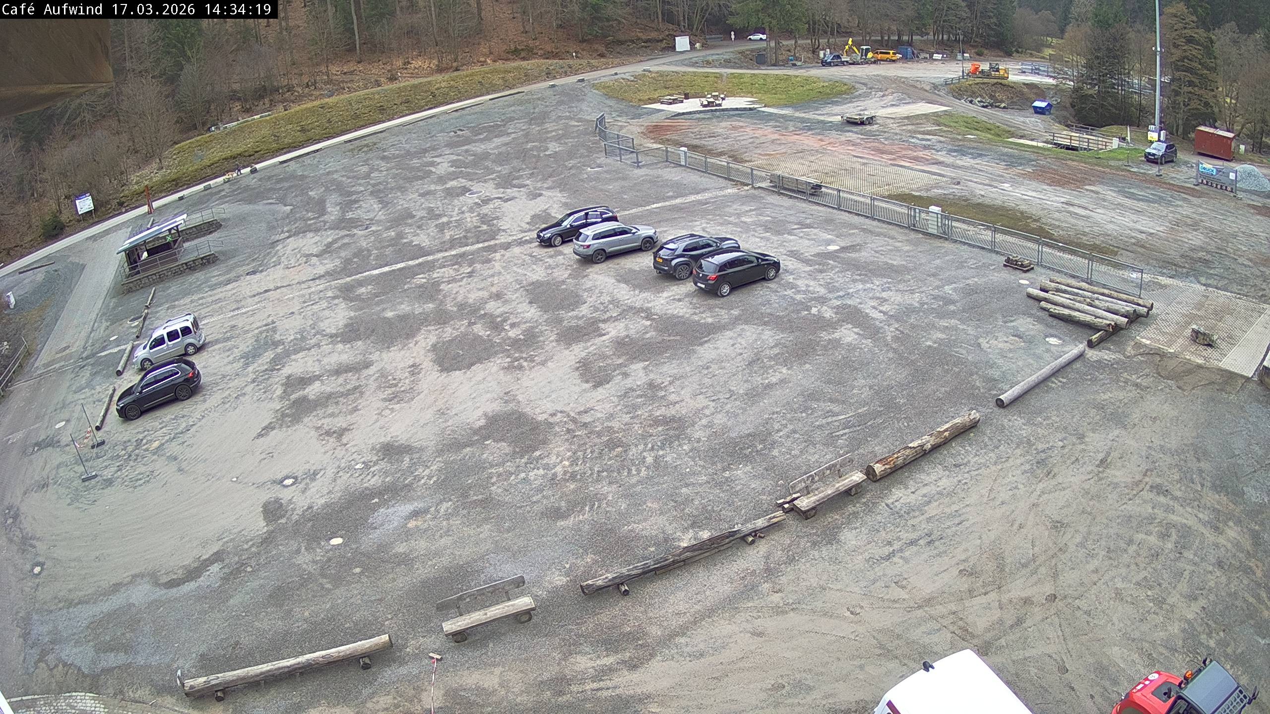 Archiv Foto Webcam Willingen: Mühlenkopfschanze Parkplatz