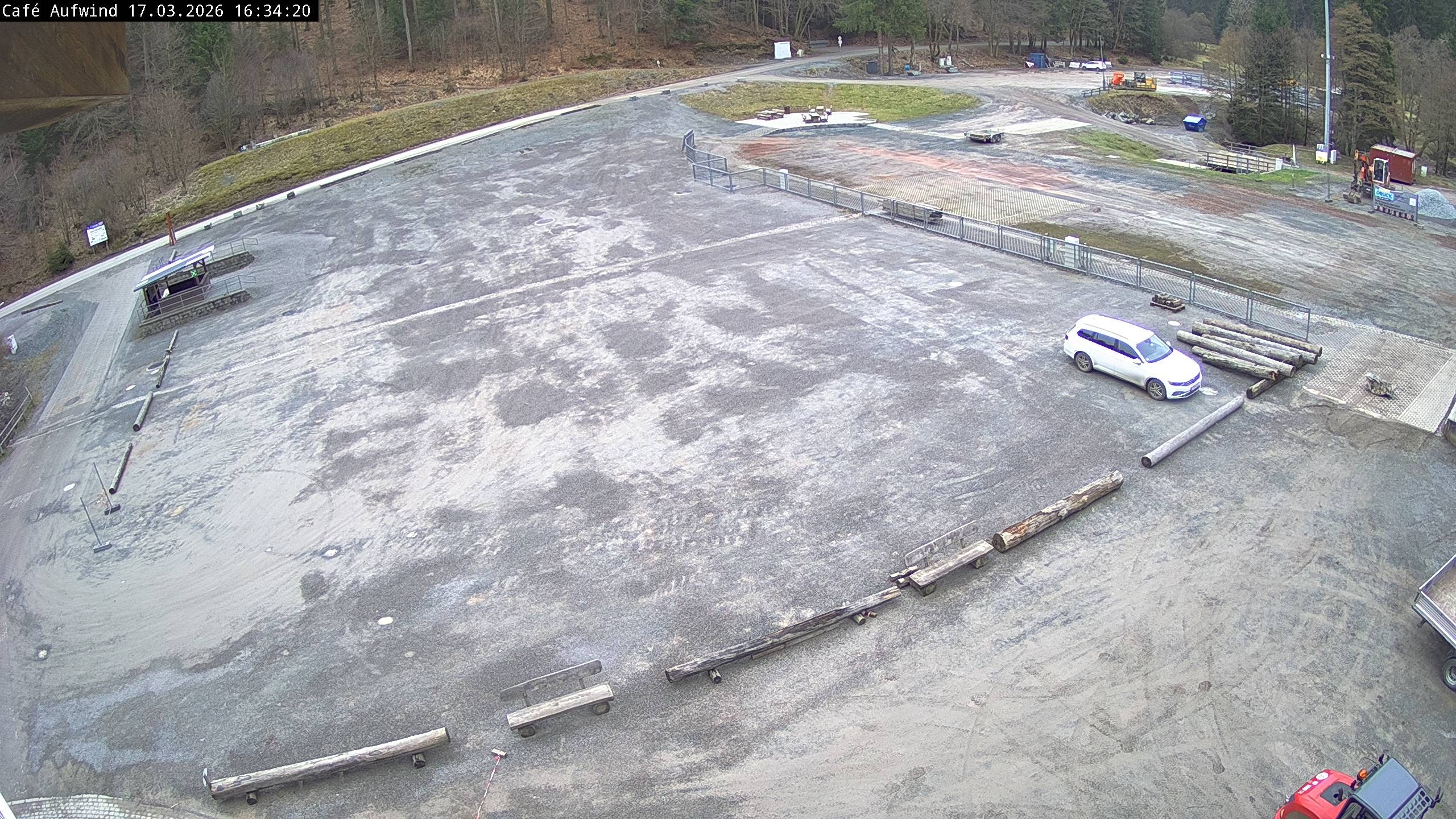 Archiv Foto Webcam Willingen: Mühlenkopfschanze Parkplatz