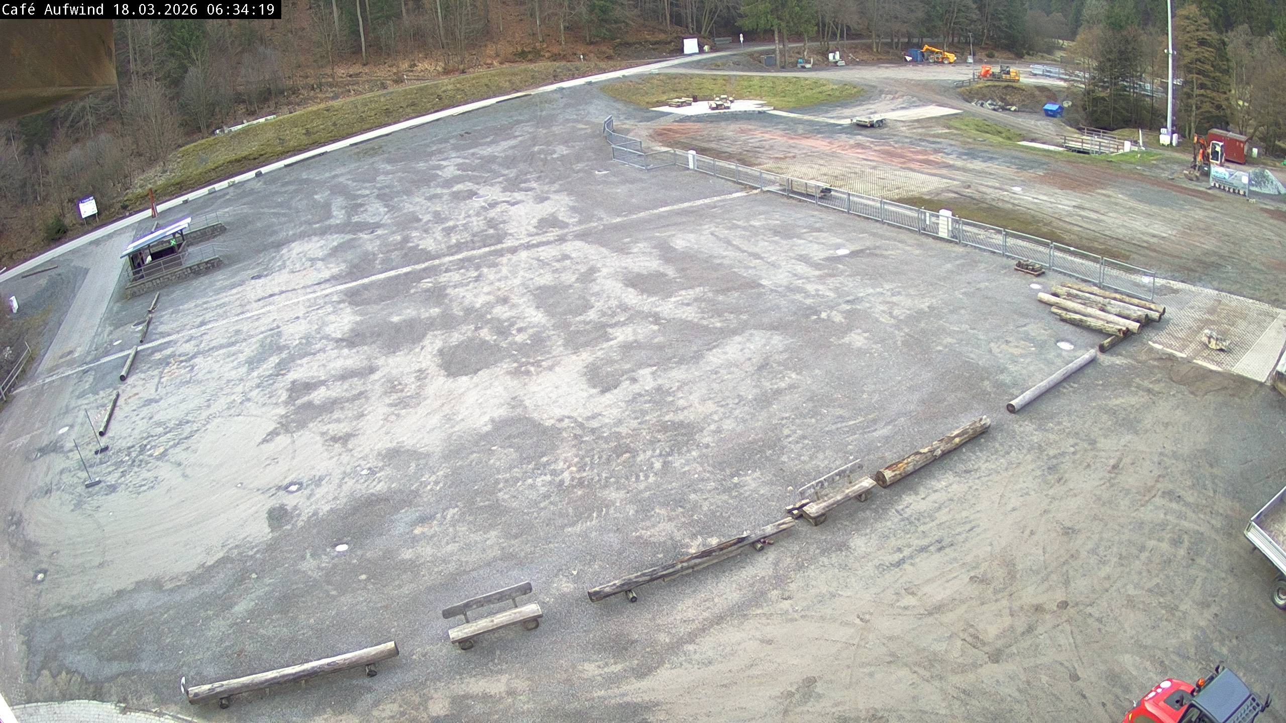 Archiv Foto Webcam Willingen: Mühlenkopfschanze Parkplatz