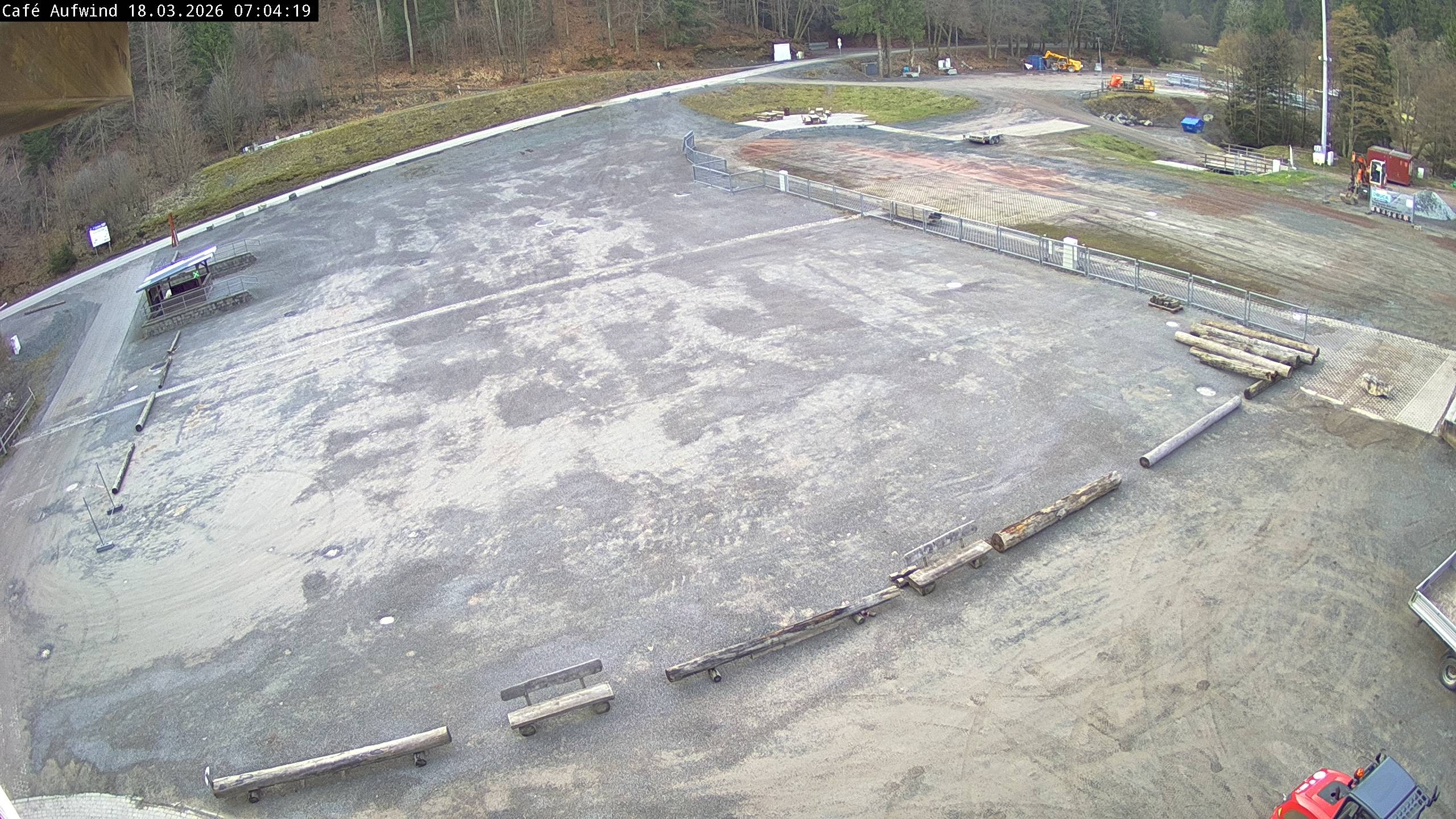 Archiv Foto Webcam Willingen: Mühlenkopfschanze Parkplatz