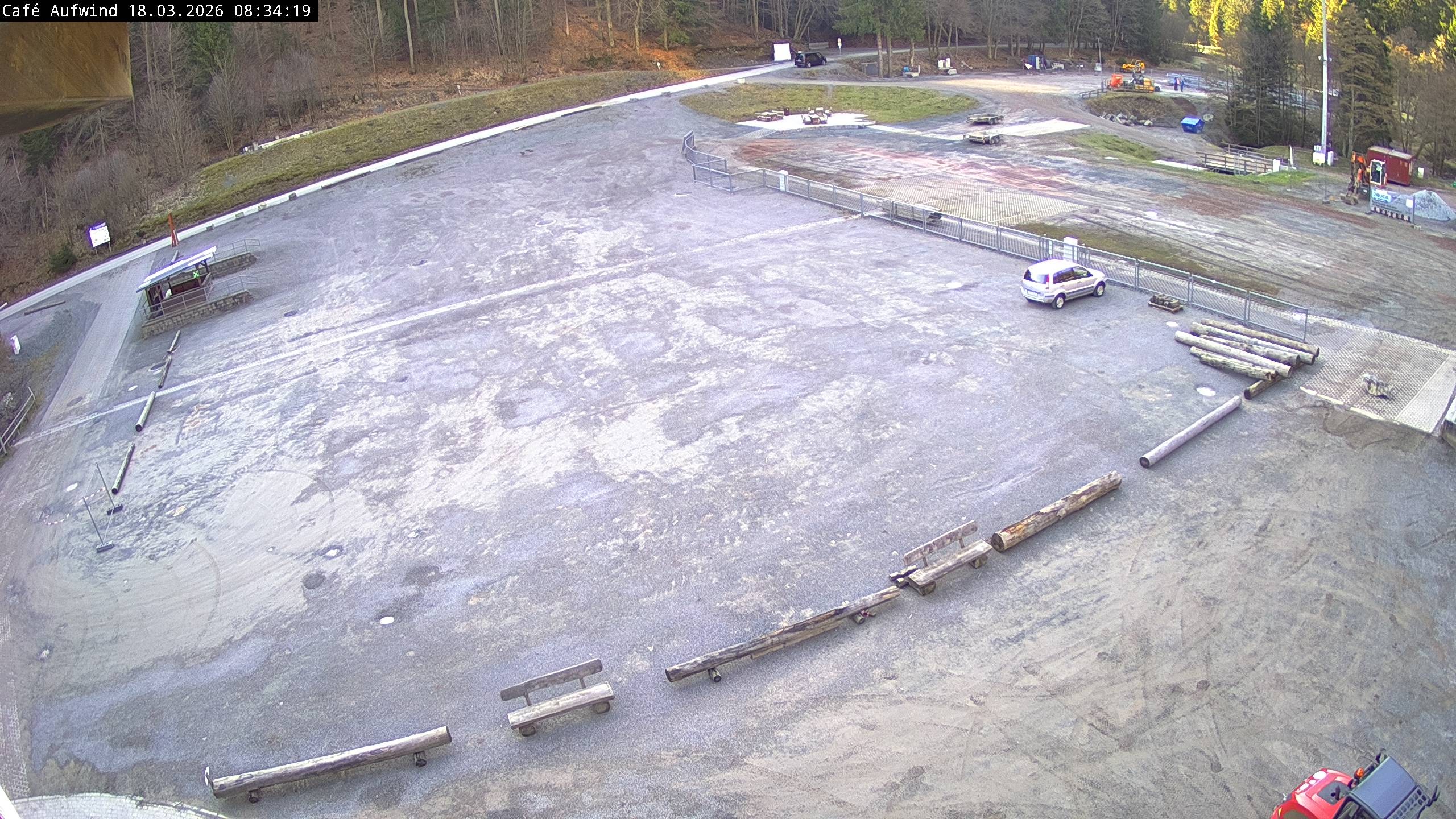 Archiv Foto Webcam Willingen: Mühlenkopfschanze Parkplatz